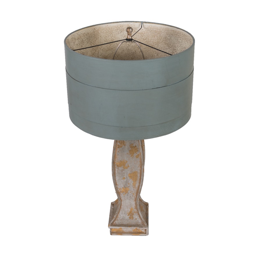 Table Lamp with Metallic Finish