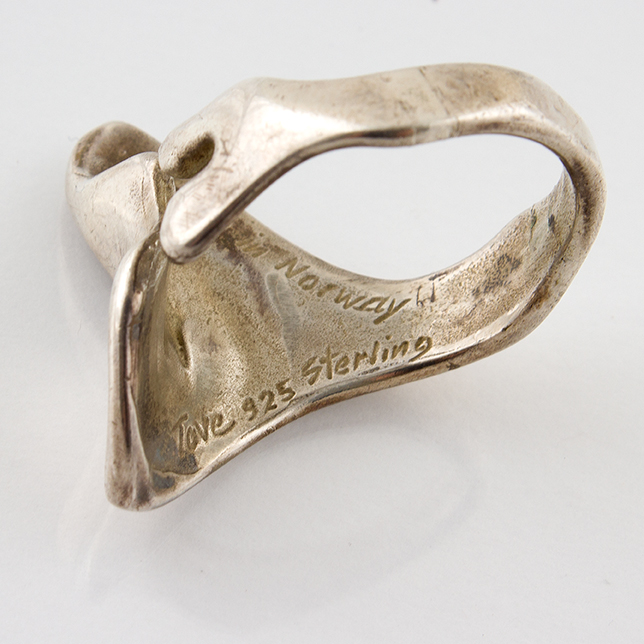 Tove Norlander Sterling Ring and Oval Ring