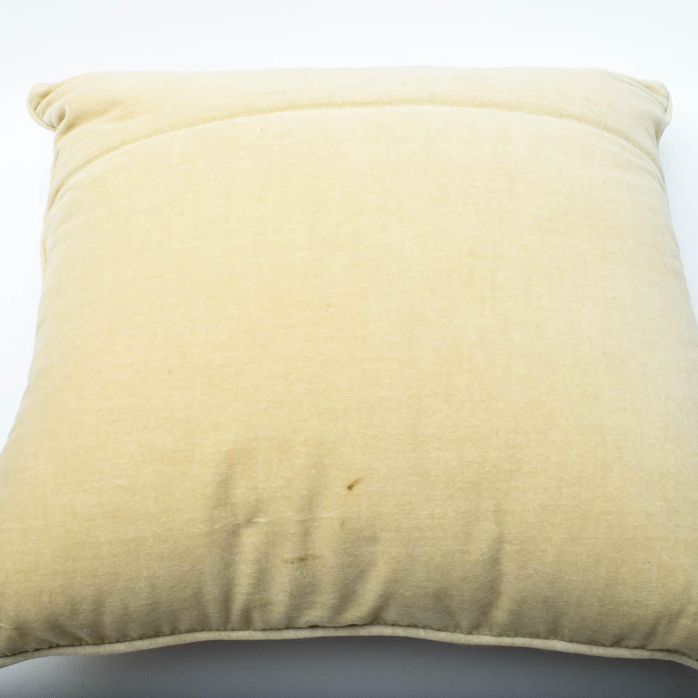 Floral Needlepoint Throw Pillows