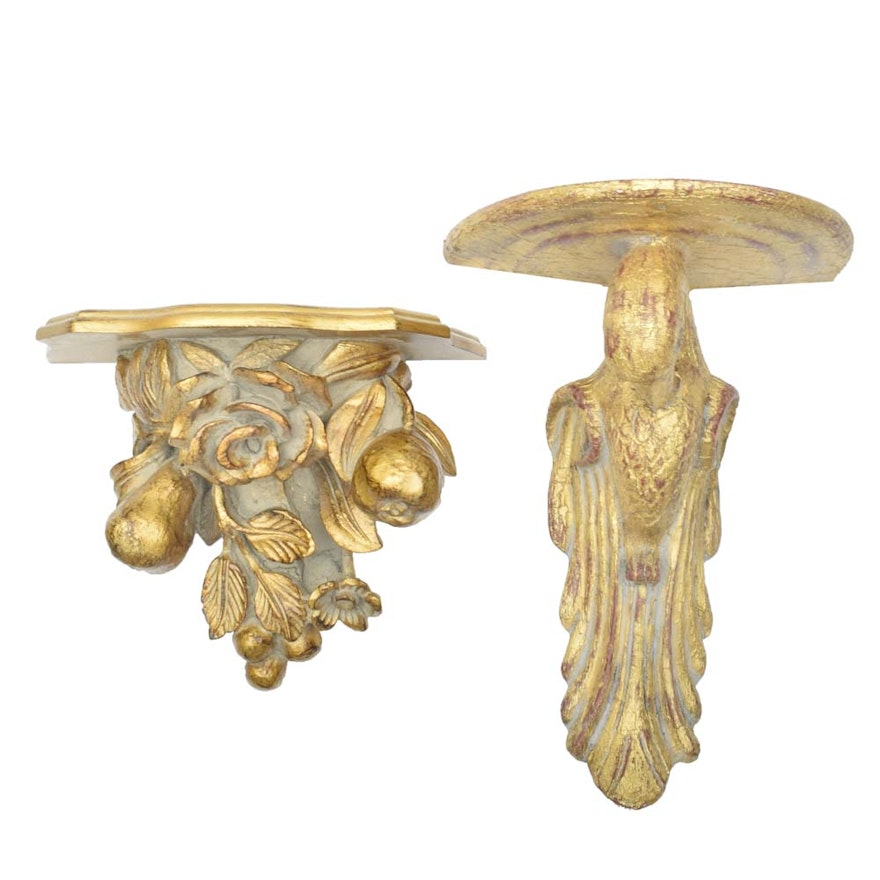 Gold Tone Sconces