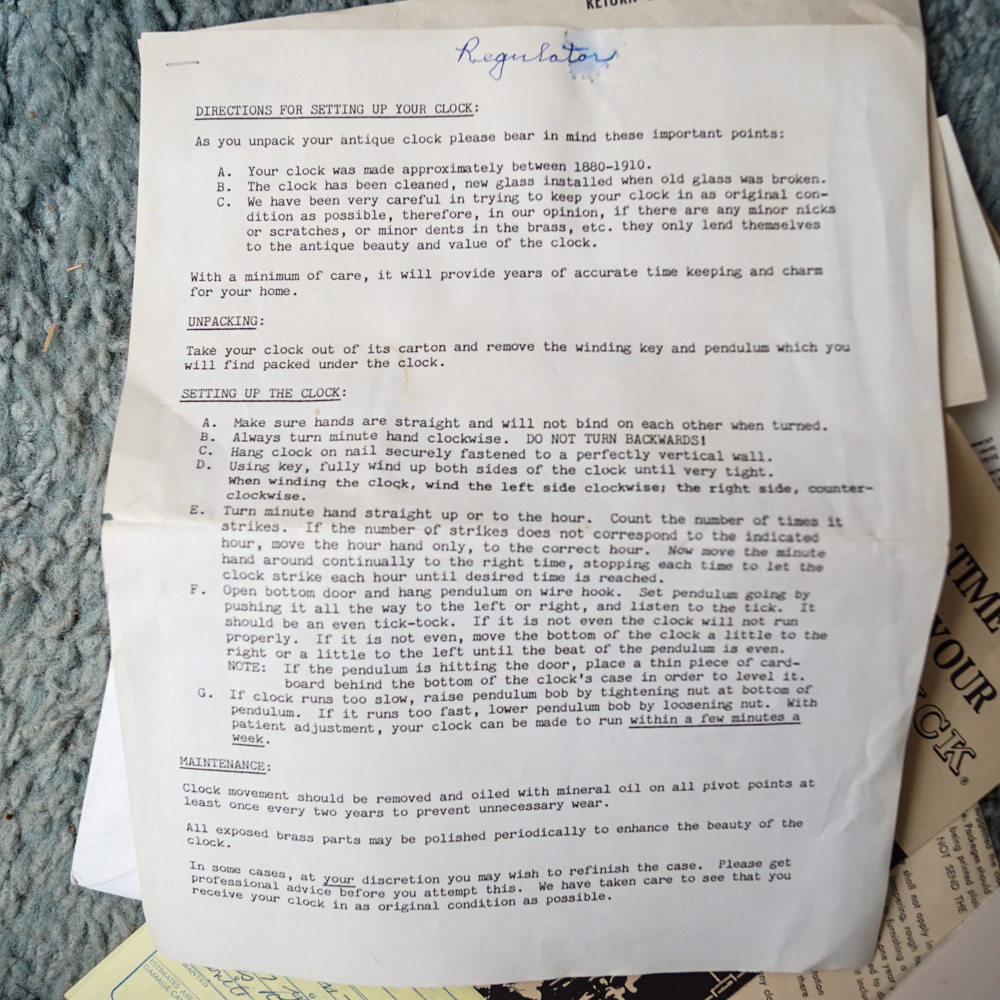 Barwick Grandfather Clock