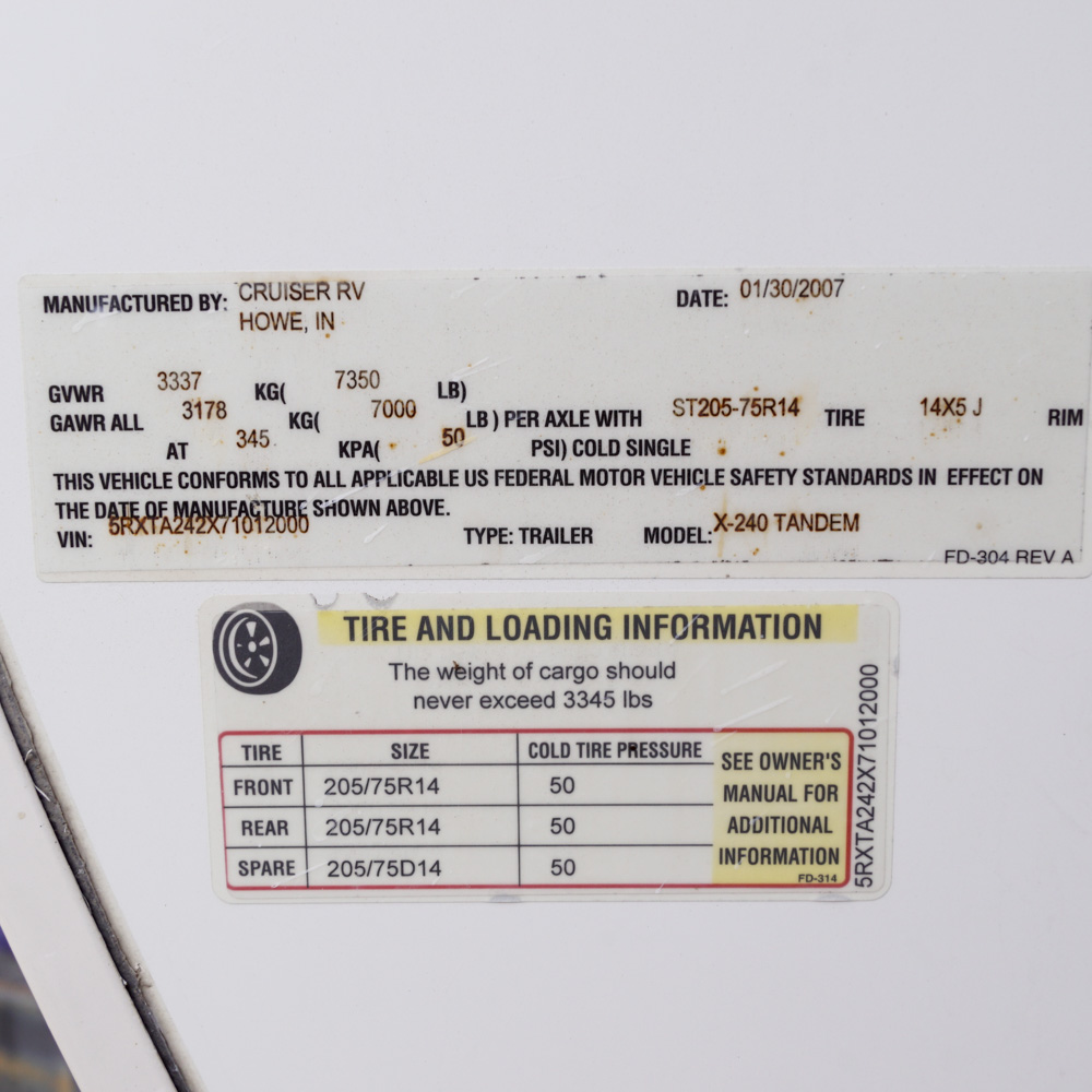 2007 Fun Finder X-240 Cruiser Travel Trailer