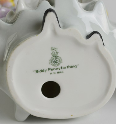 Royal Doulton "Balloon Clown" and "Biddy Pennyfarthing" Figurines