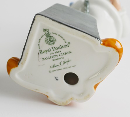 Royal Doulton "Balloon Clown" and "Biddy Pennyfarthing" Figurines