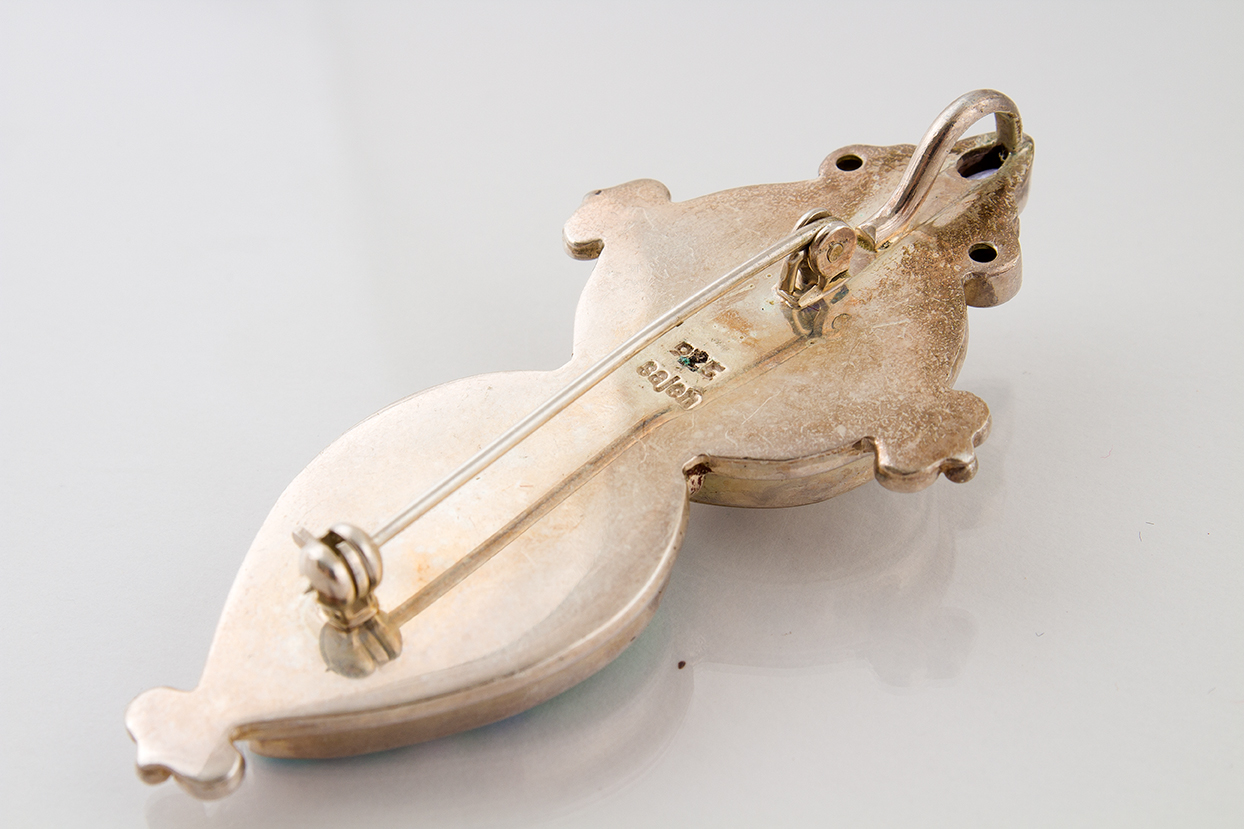 Sajen Sterling Necklace and Pendants Featuring Abalone, Peridot and Tanzanite