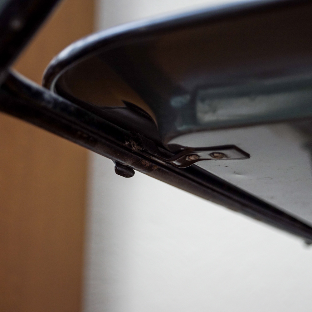 Vintage Metal Folding Tray Cart