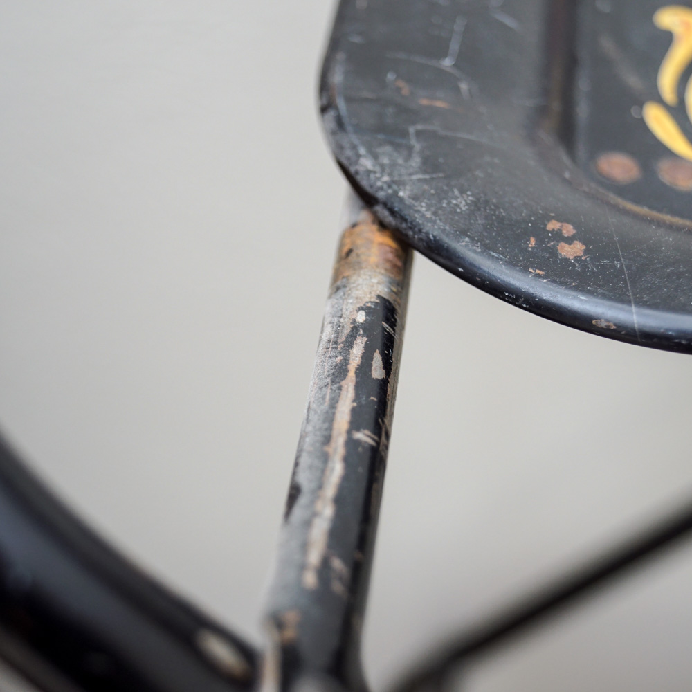 Vintage Metal Folding Tray Cart