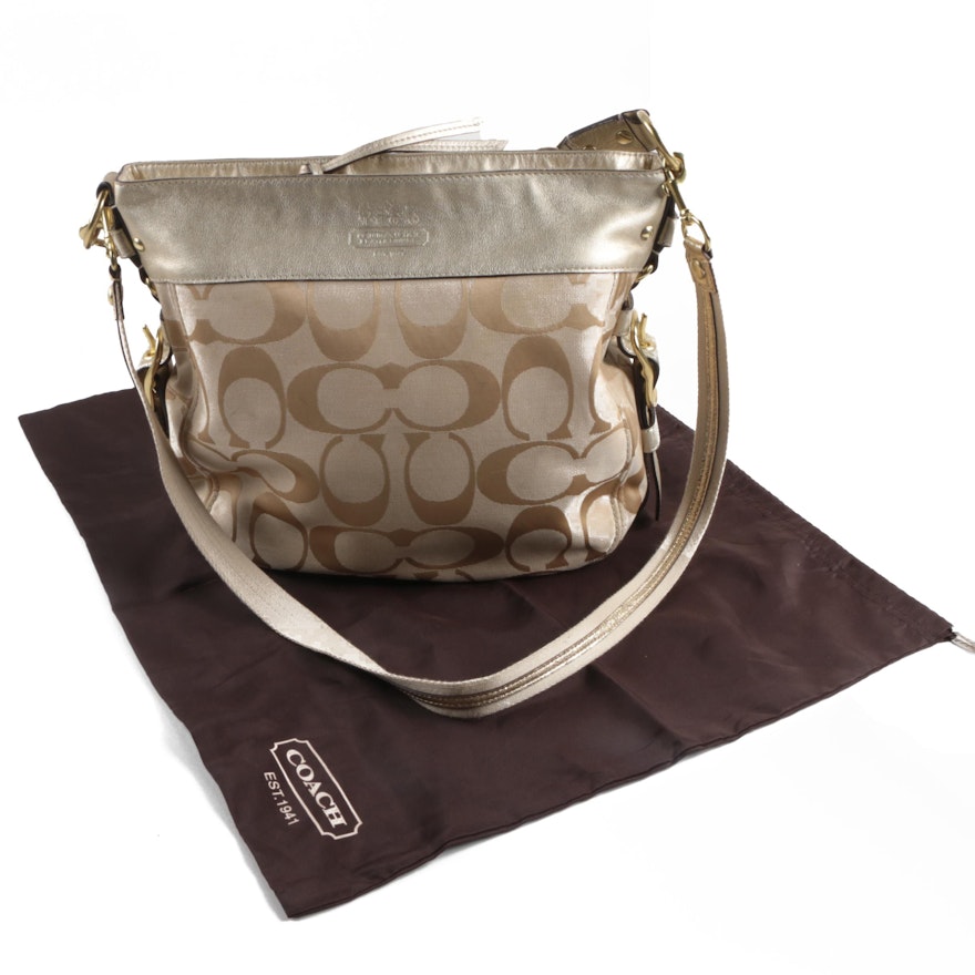 Coach Signature Zoe Shoulder Bag