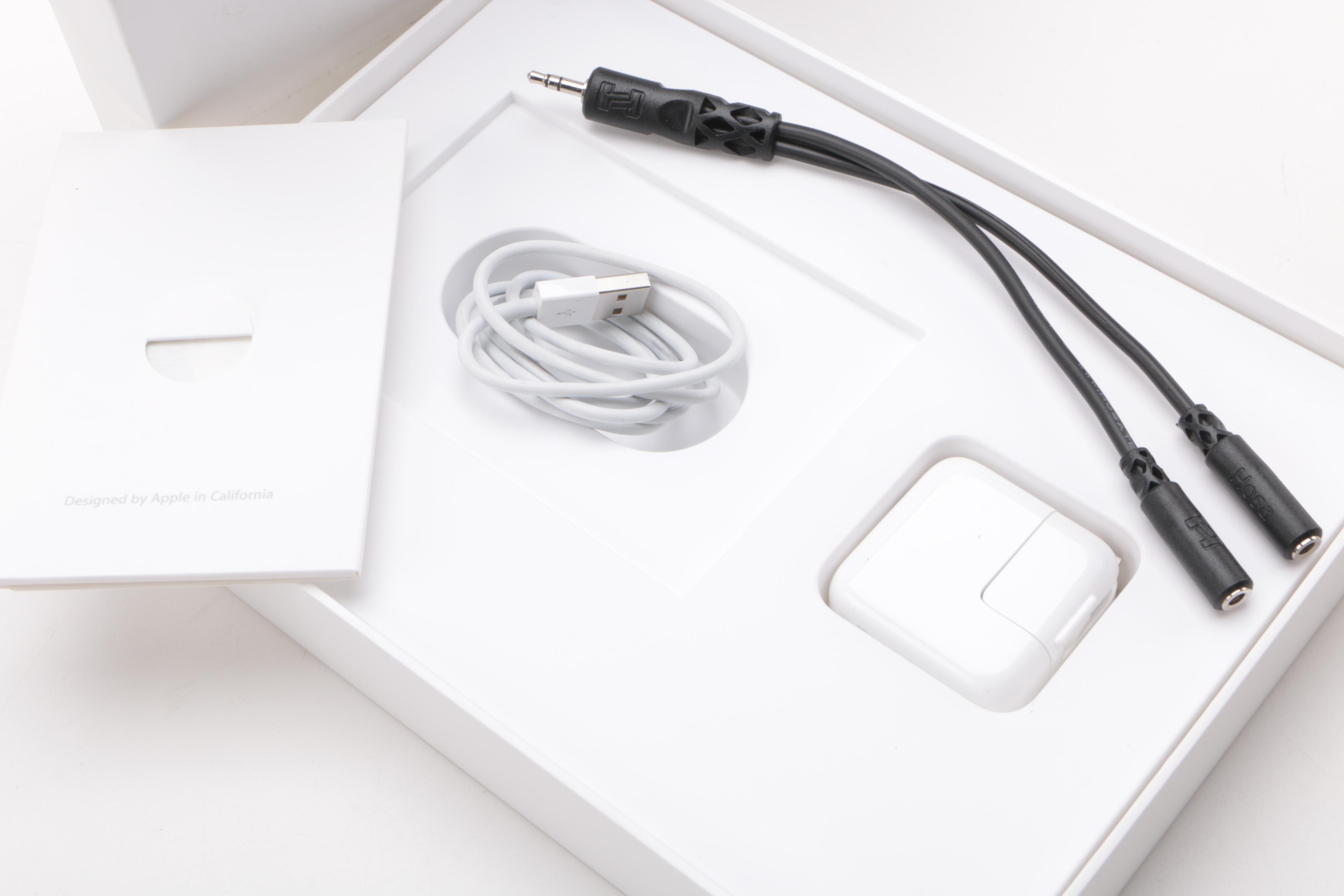 iPad Pro with Packaging and Headphone Splitter