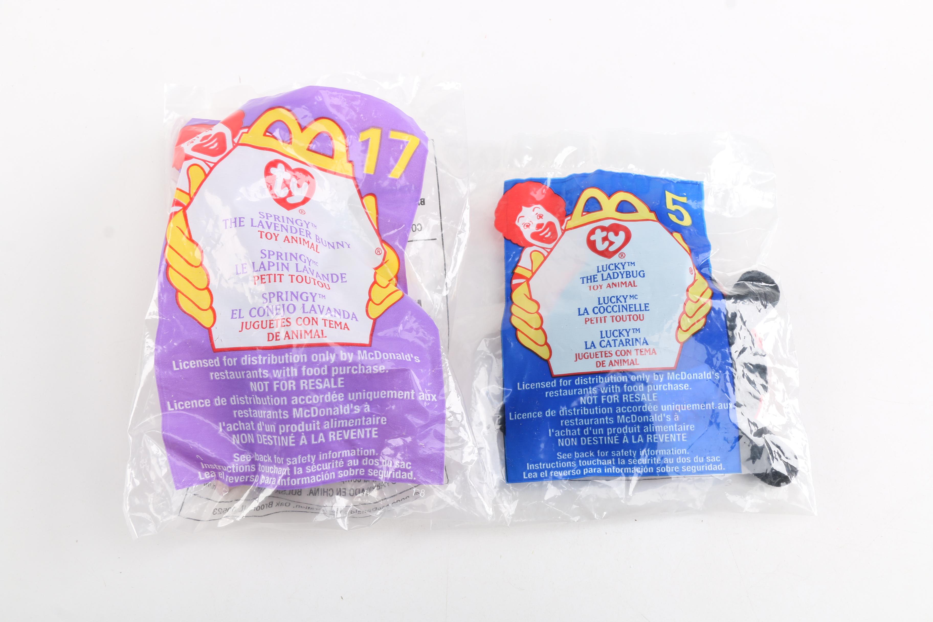 McDonald's Ty Teenie Beanies