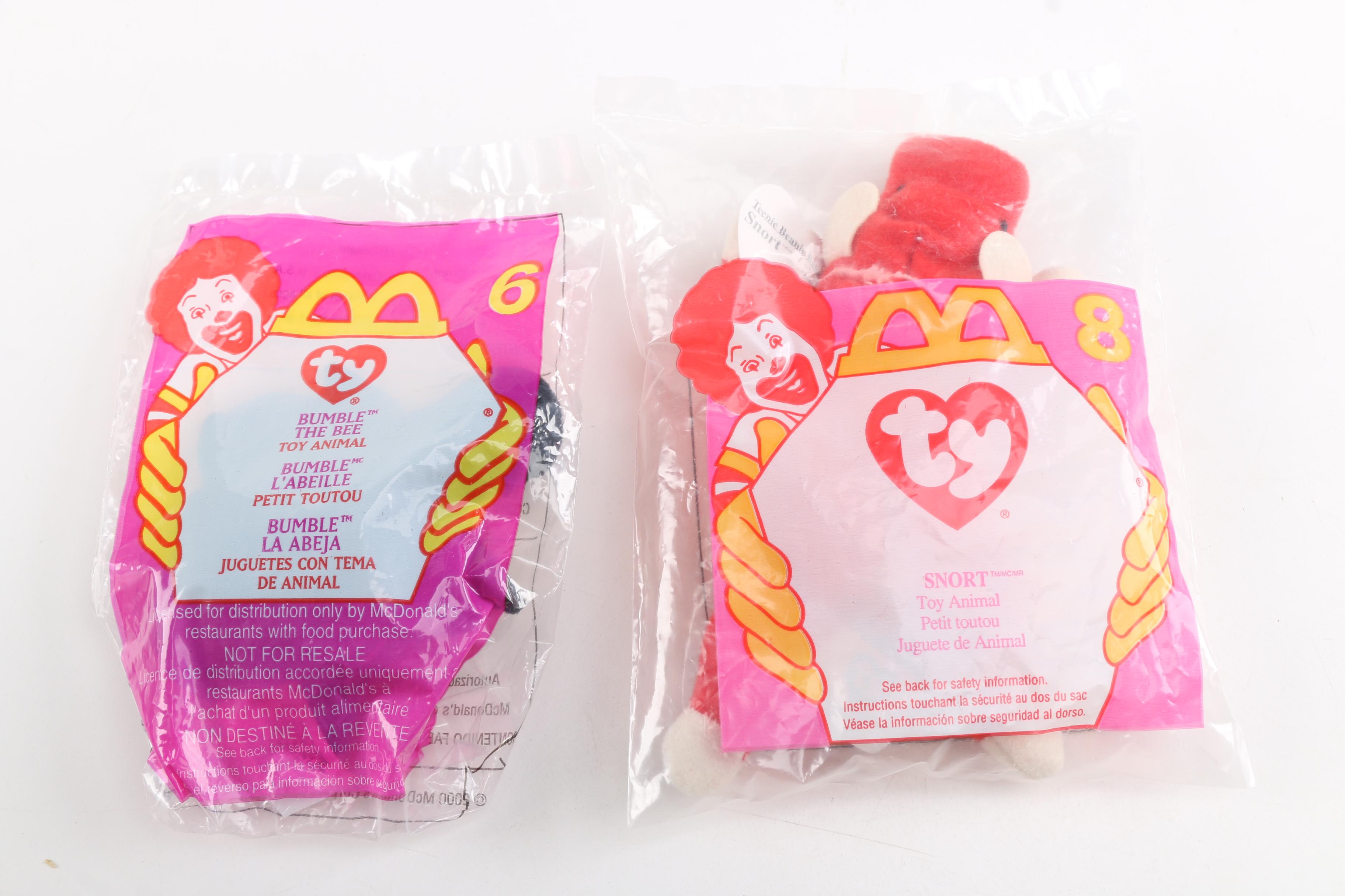 McDonald's Ty Teenie Beanies