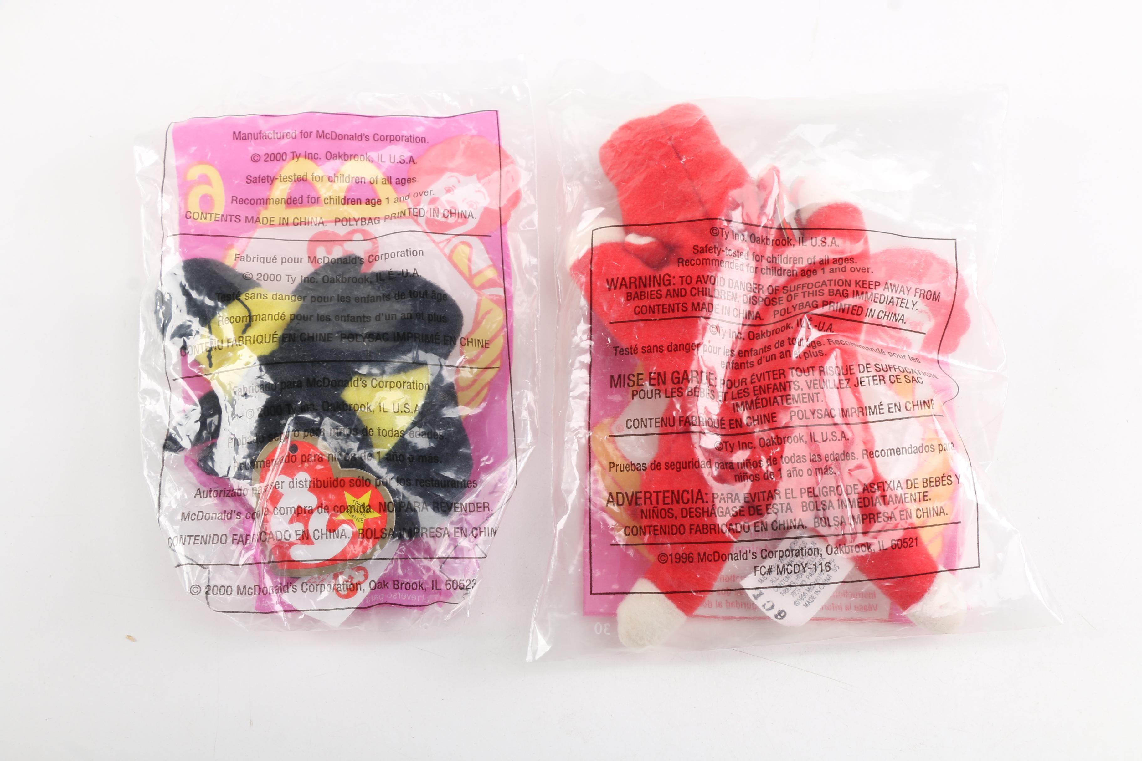 McDonald's Ty Teenie Beanies