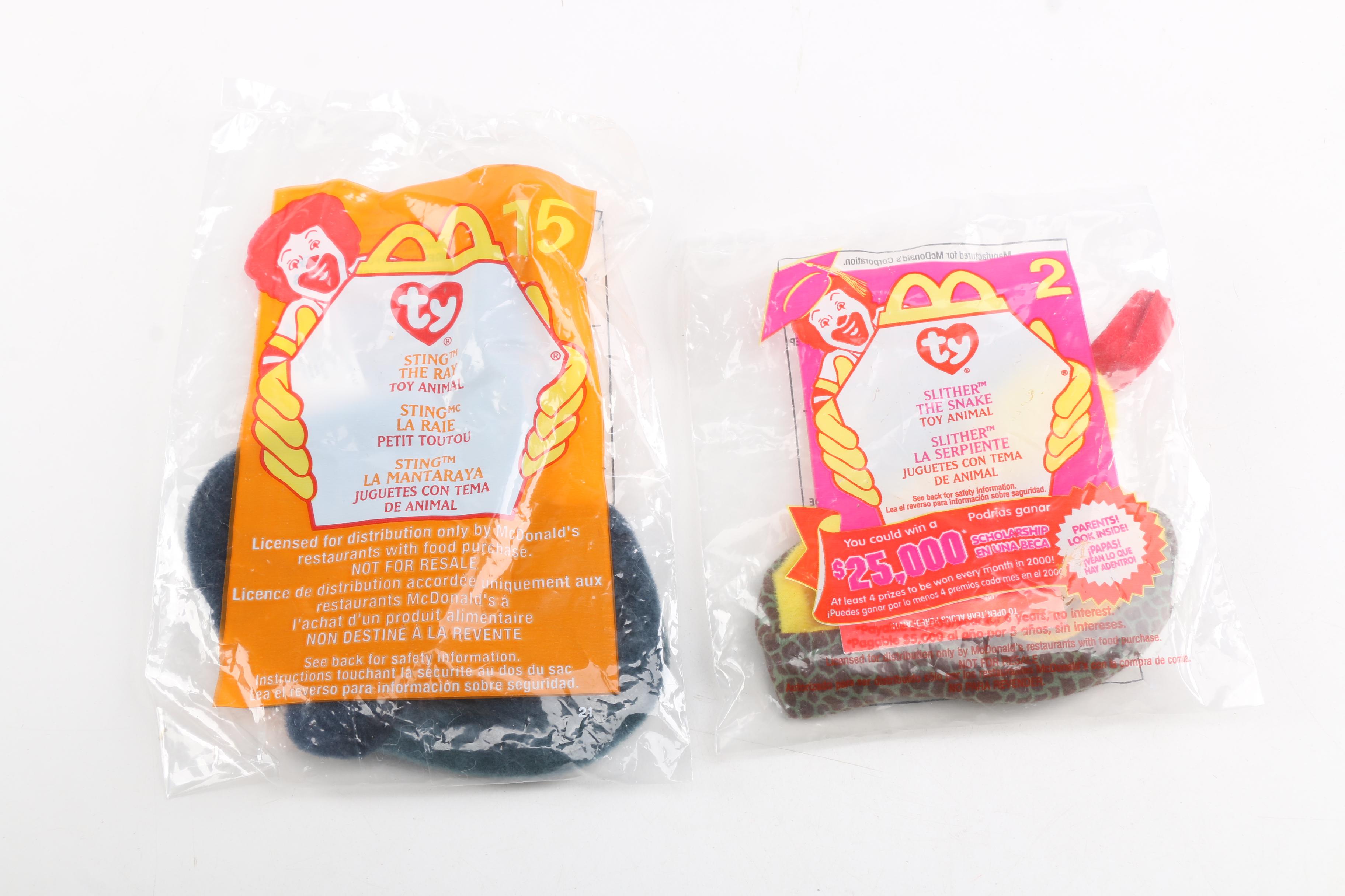 McDonald's Ty Teenie Beanies