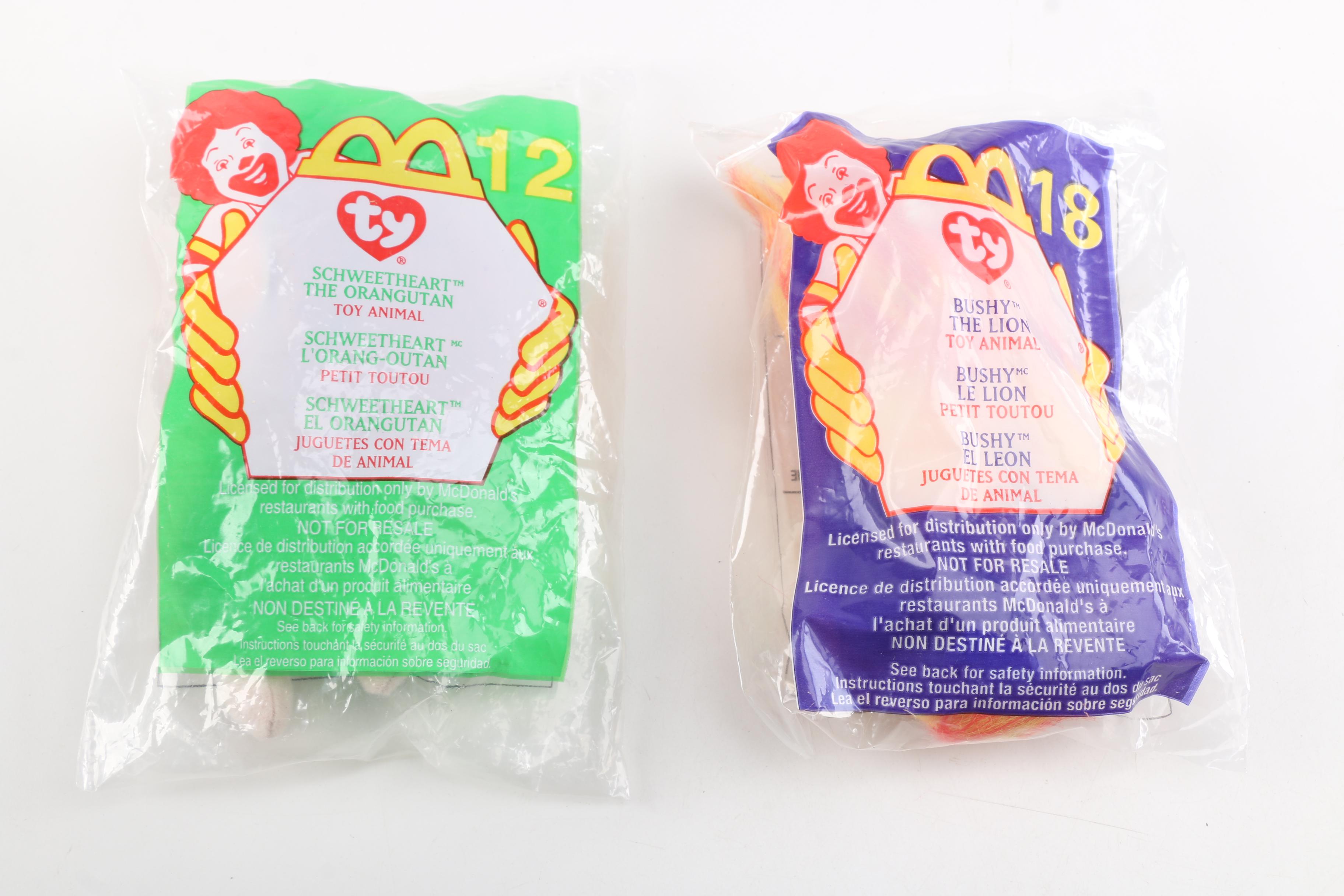 McDonald's Ty Teenie Beanies