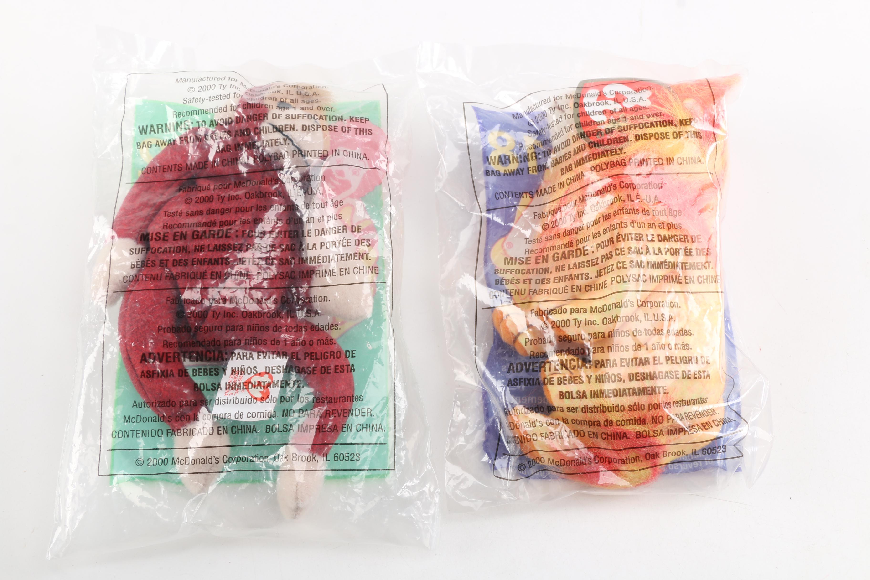 McDonald's Ty Teenie Beanies