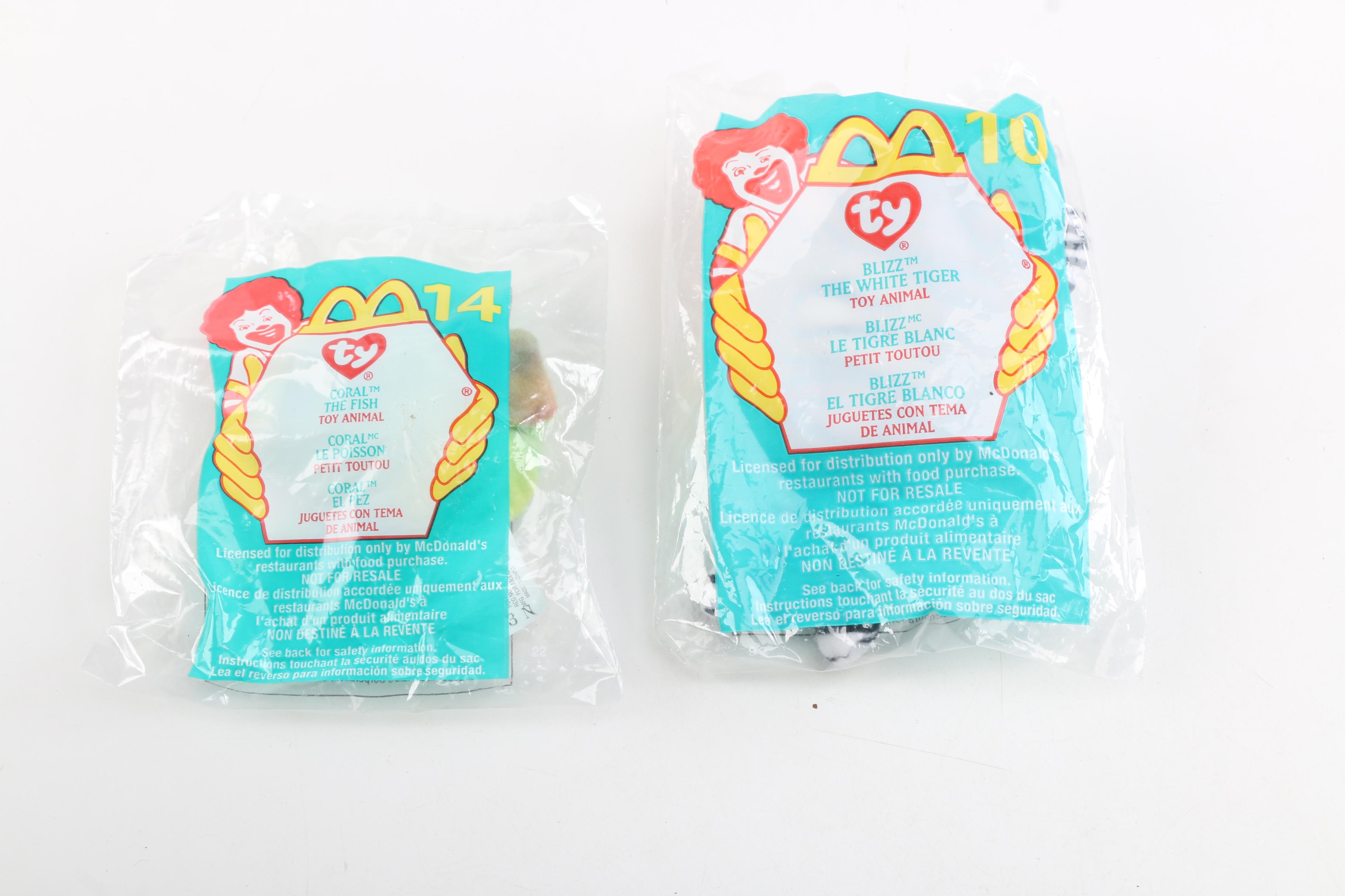 McDonald's Ty Teenie Beanies