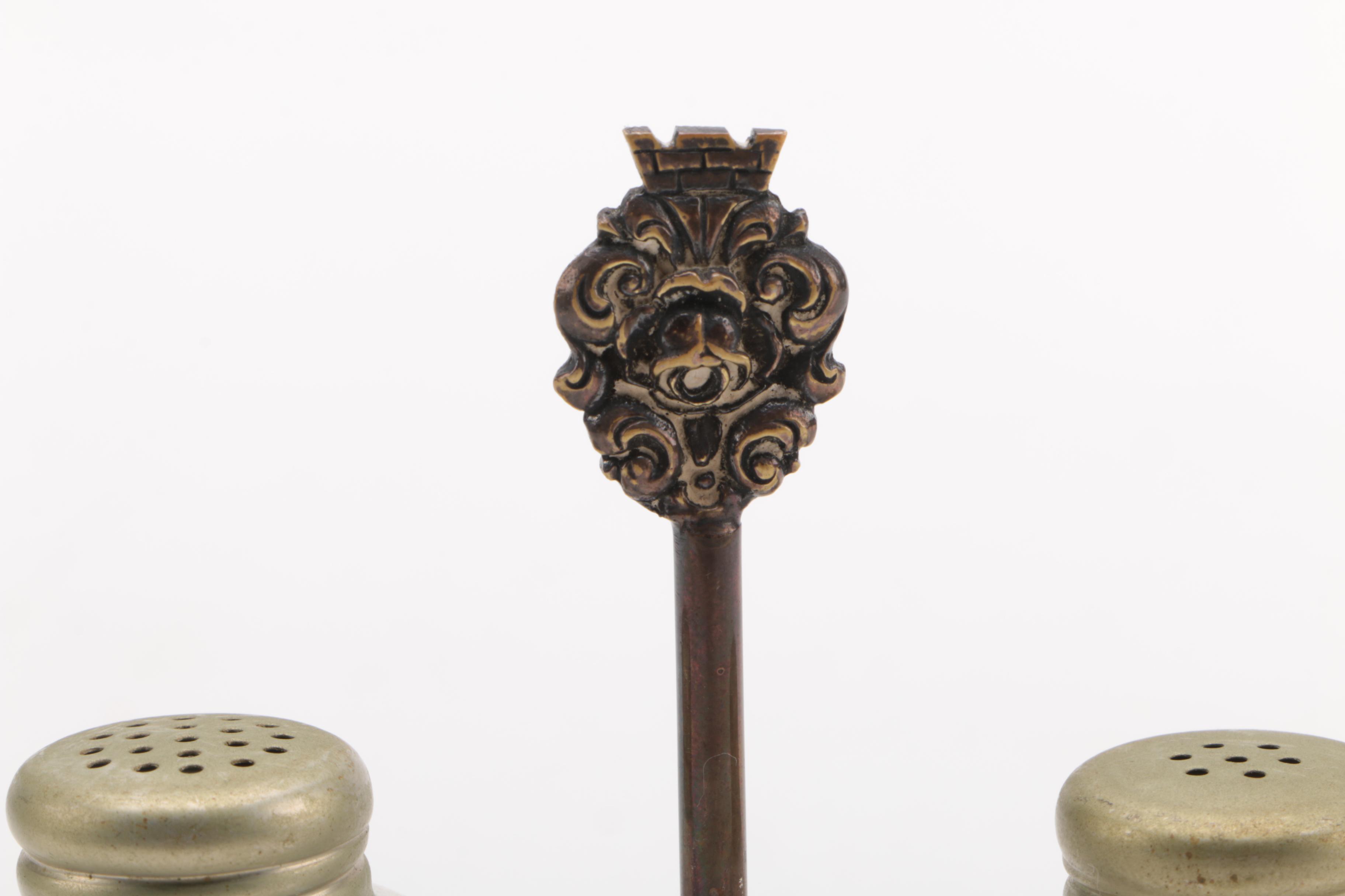 Johann Haviland Porcelain Salt and Pepper Shakers and Holder