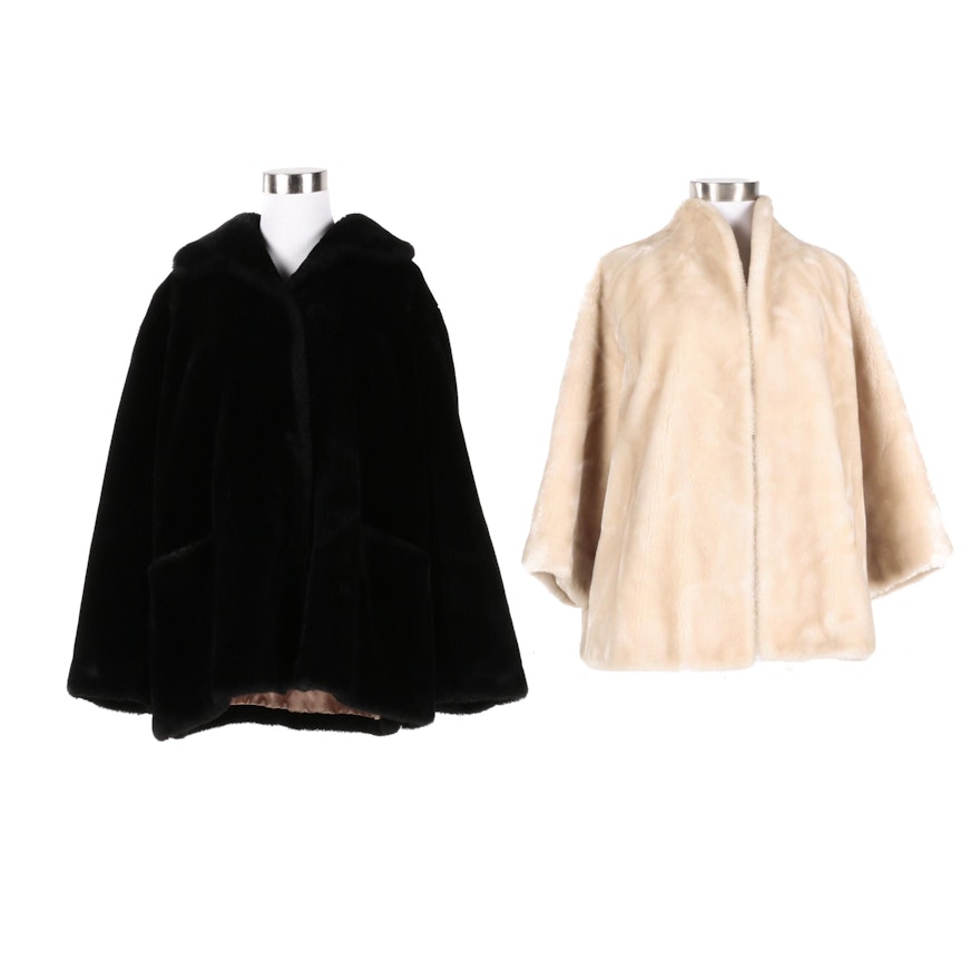 Vintage Borgana Faux Fur Coats