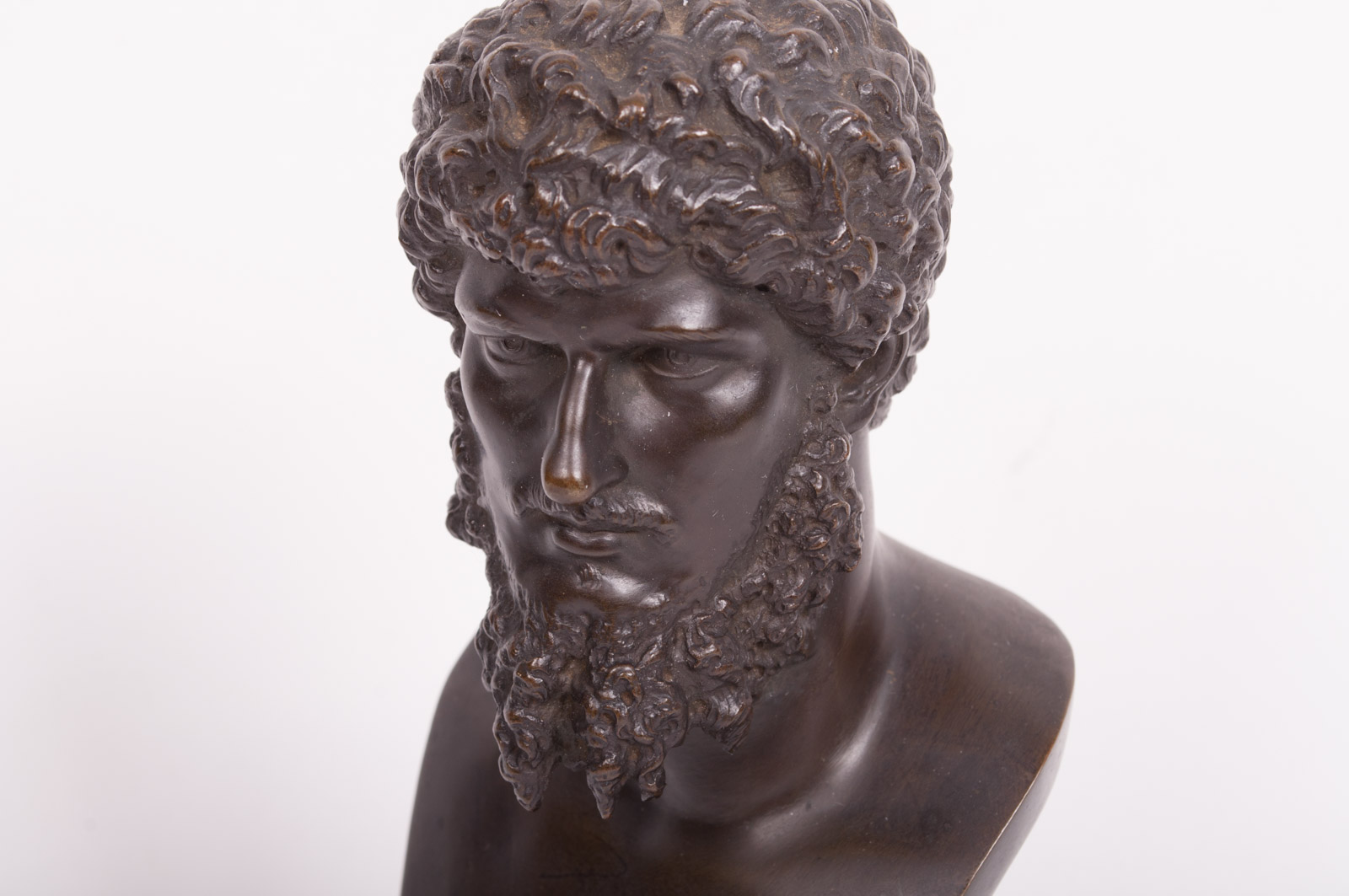 Reproduction Bronze Bust of Lucius Verus After Charles-Gabriel Sauvage