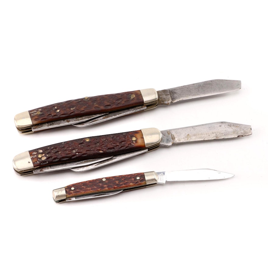 Vintage Folding Knives Featuring KutMaster and Krusius Bros.