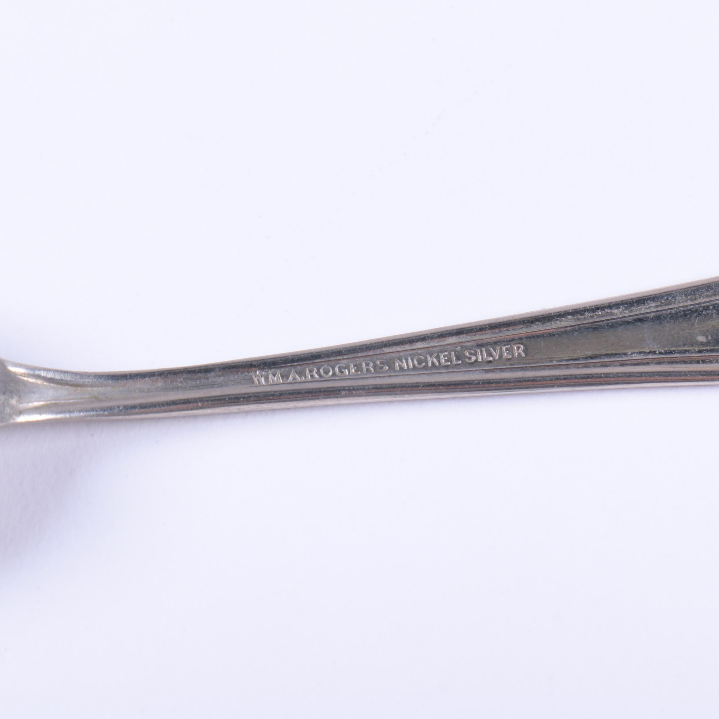 Disneyland Souvenir Spoon and Other Silver Plate Spoons