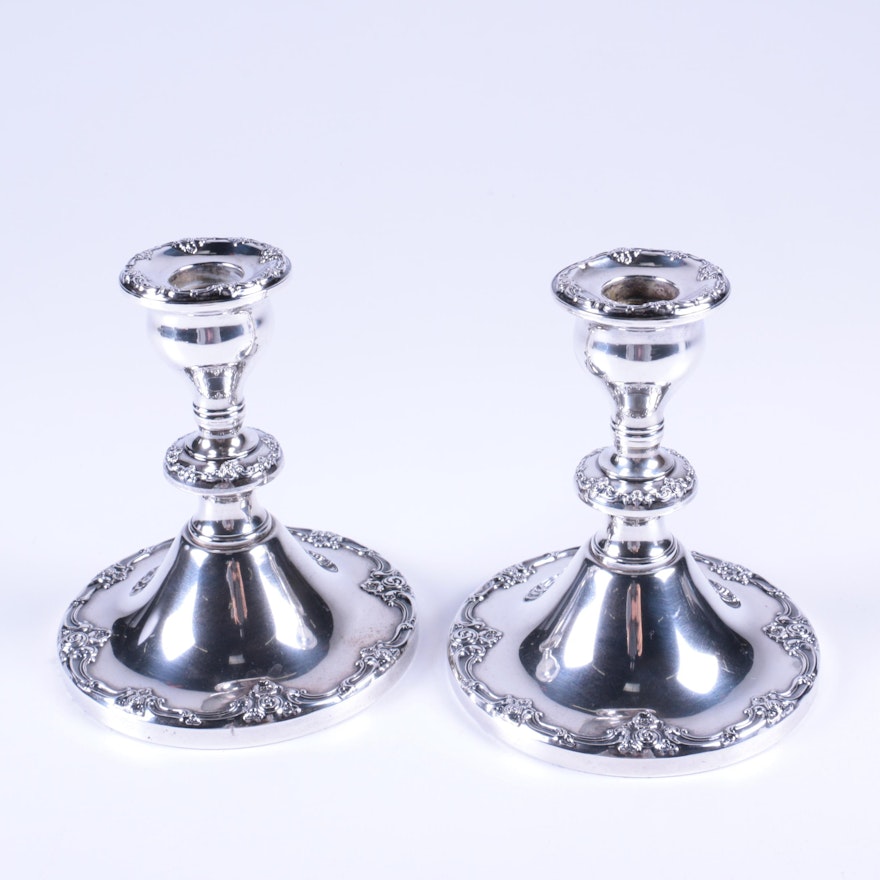 Gorham Weighted Sterling Silver Candlestick Holders