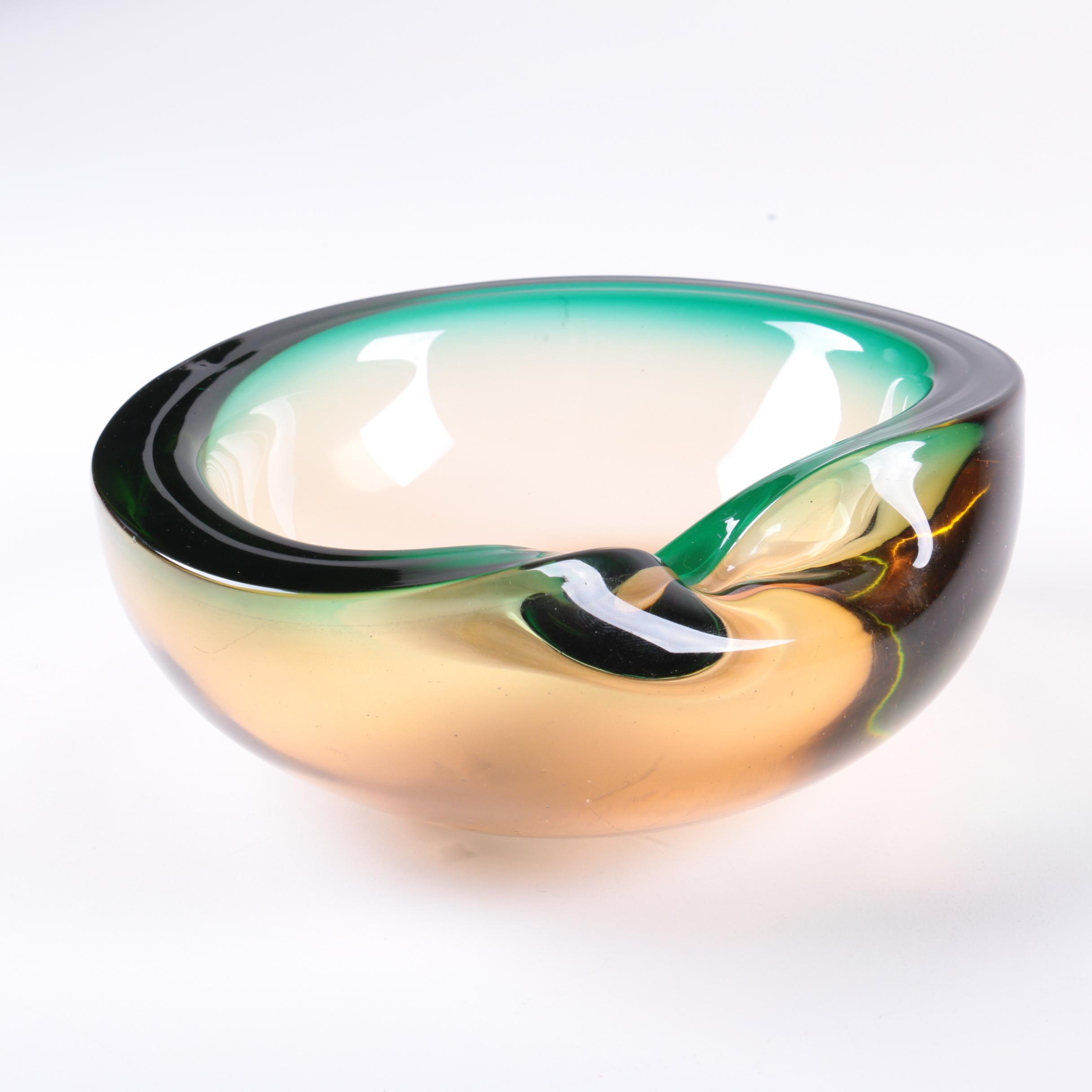 Salviati Art Glass Bowl