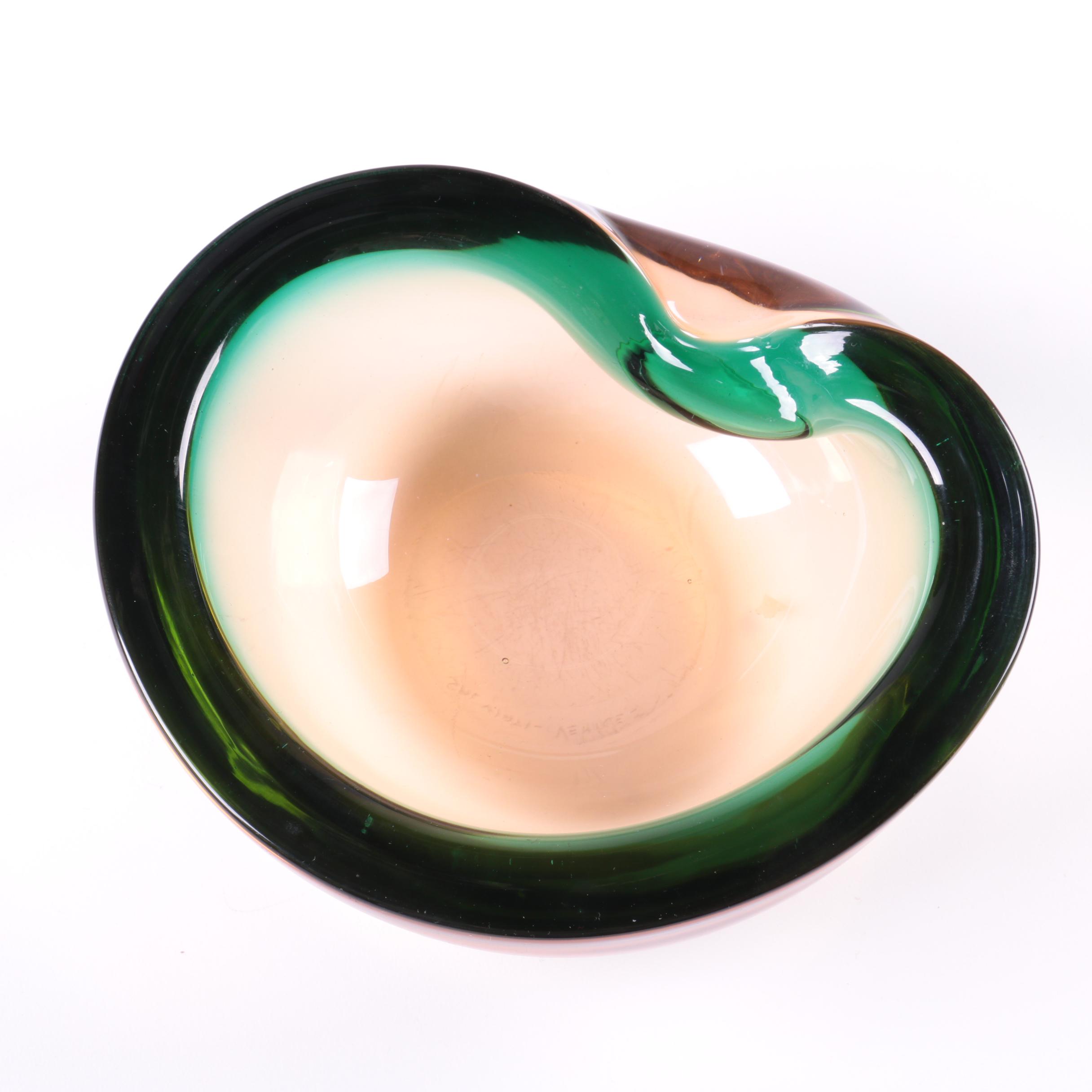 Salviati Art Glass Bowl