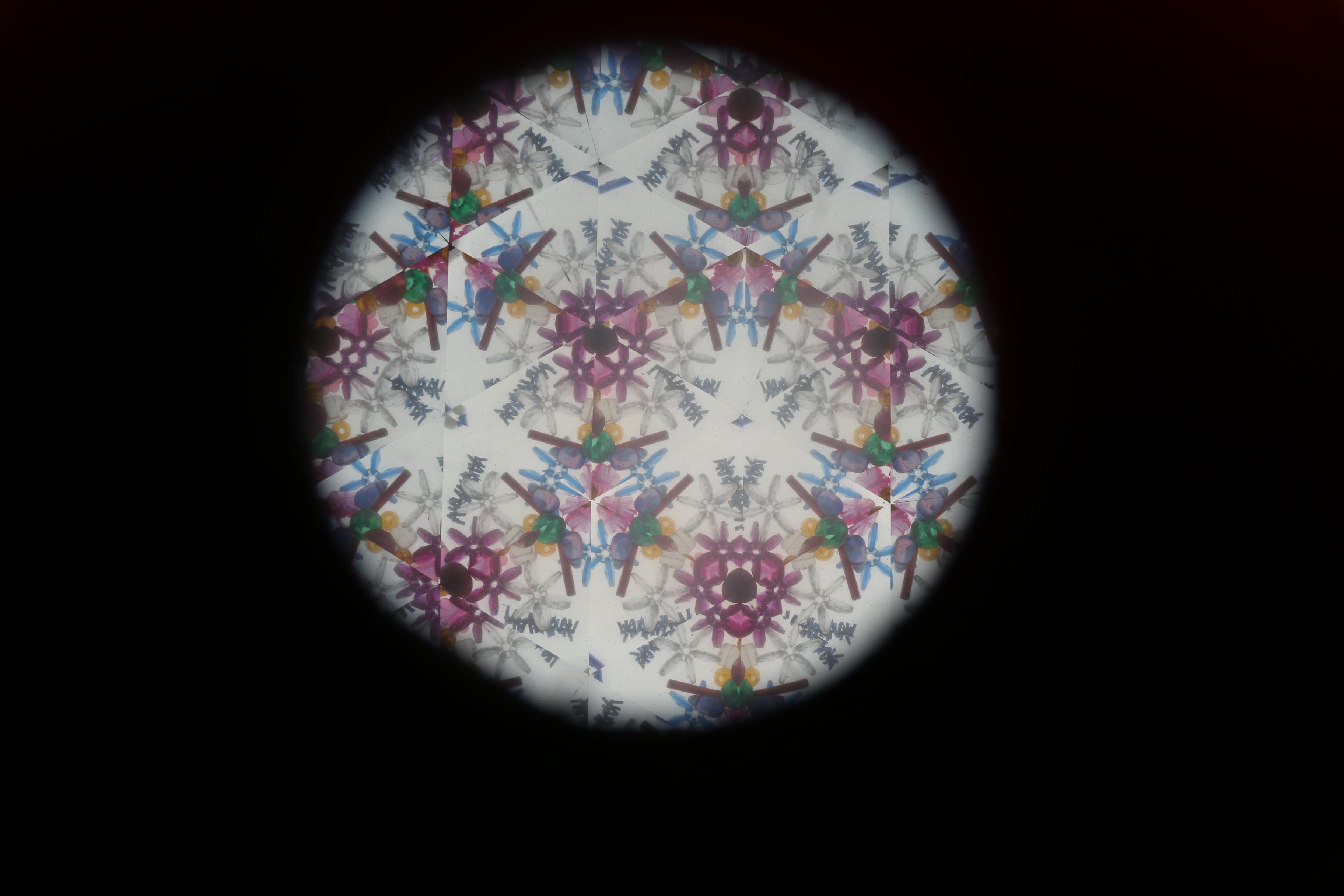 1987 Peach Reynolds Crafted Kaleidoscope Kit