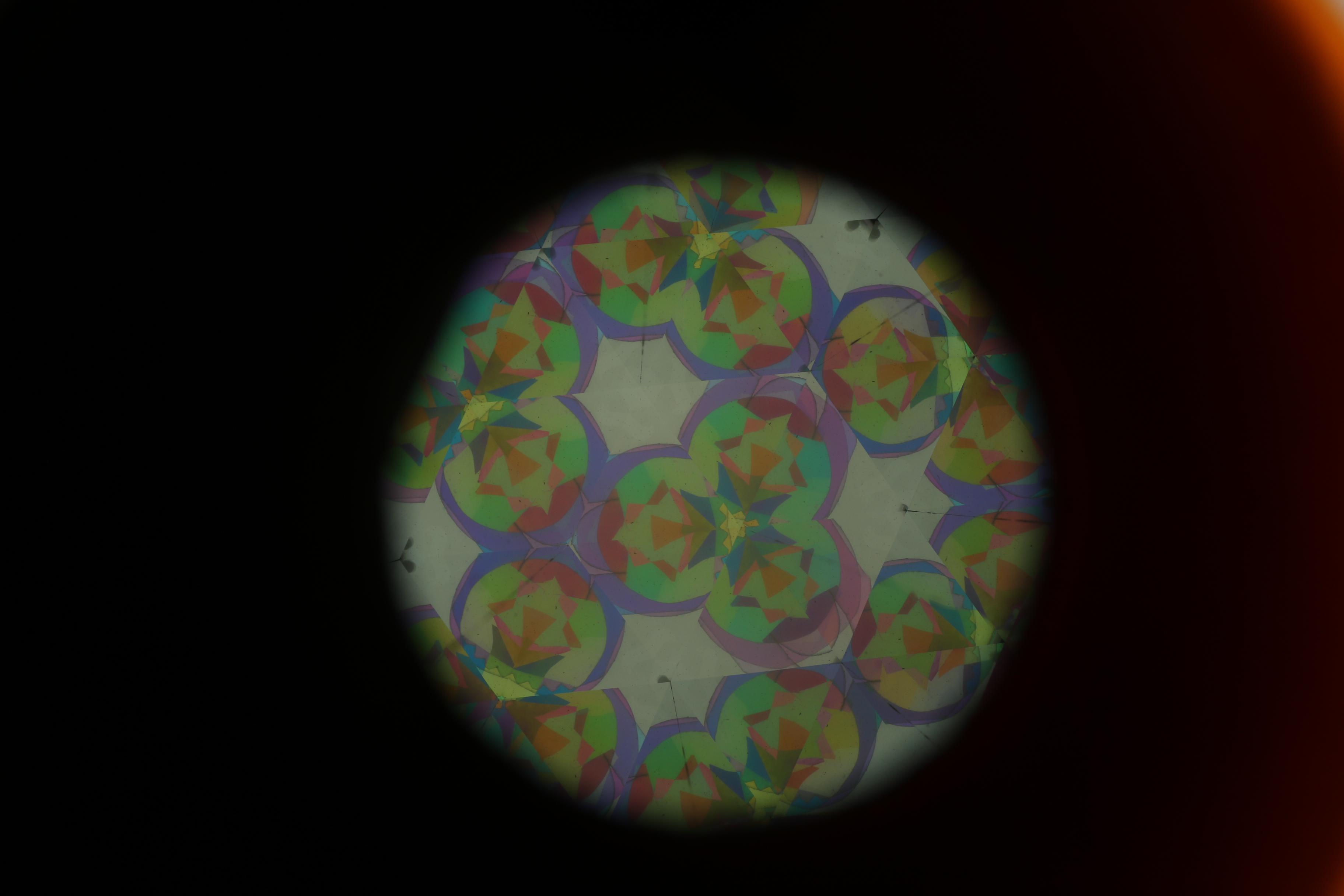 1987 Peach Reynolds Crafted Kaleidoscope Kit