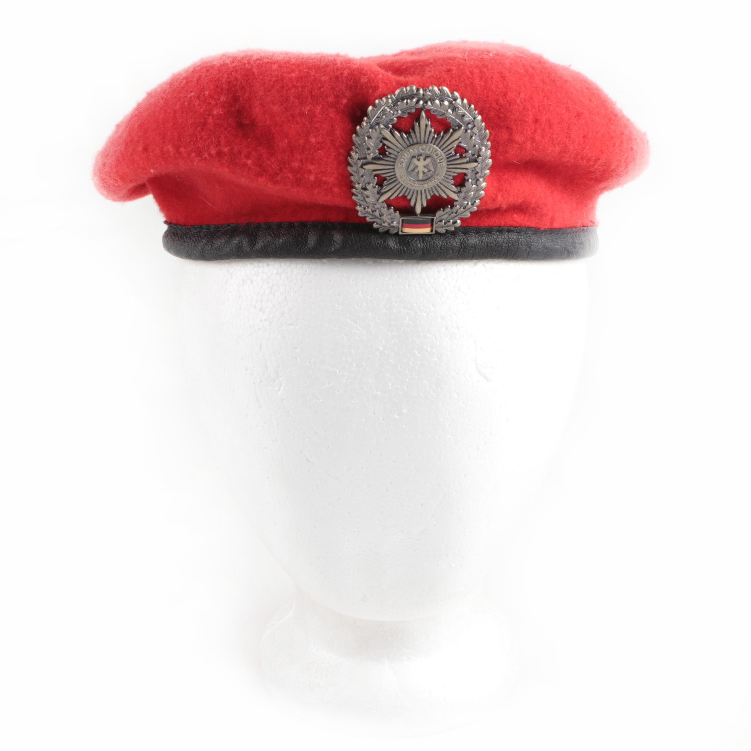 Red German Military Police Beret