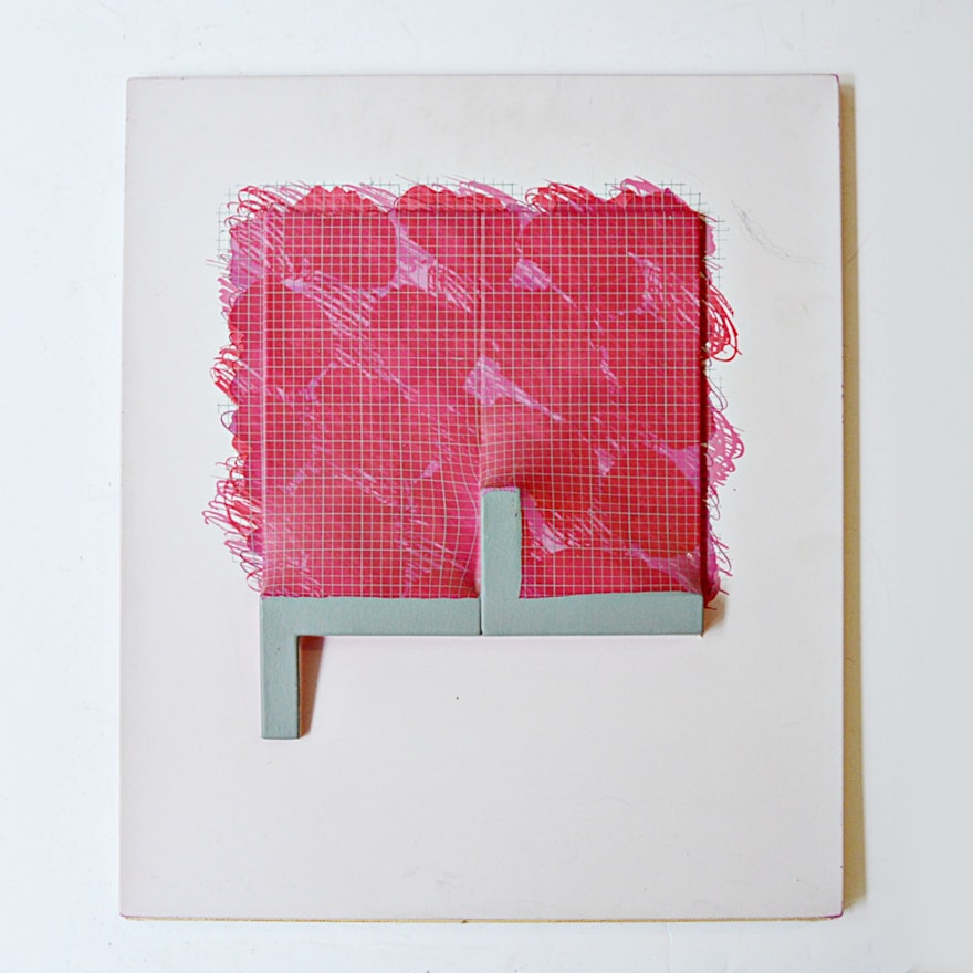 Richard Smith Painted Relief Vacuform Work