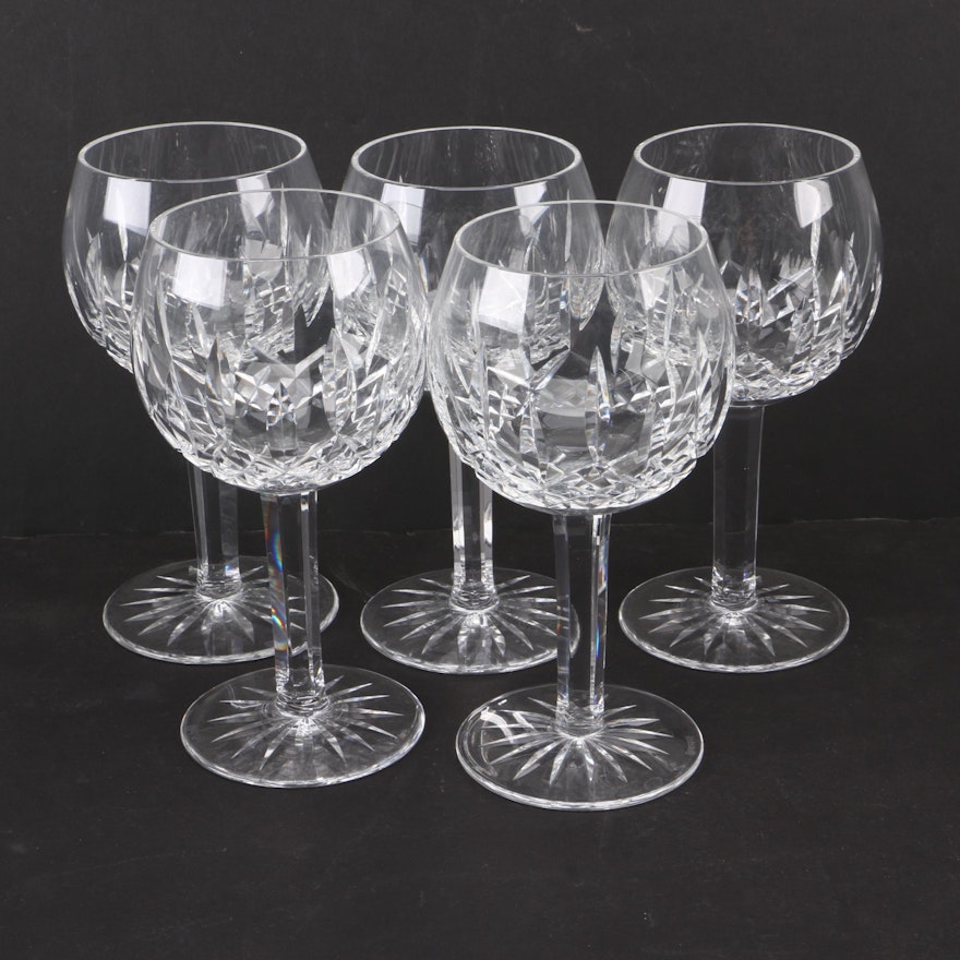 Waterford Crystal "Lismore" Oversize Wine Glasses
