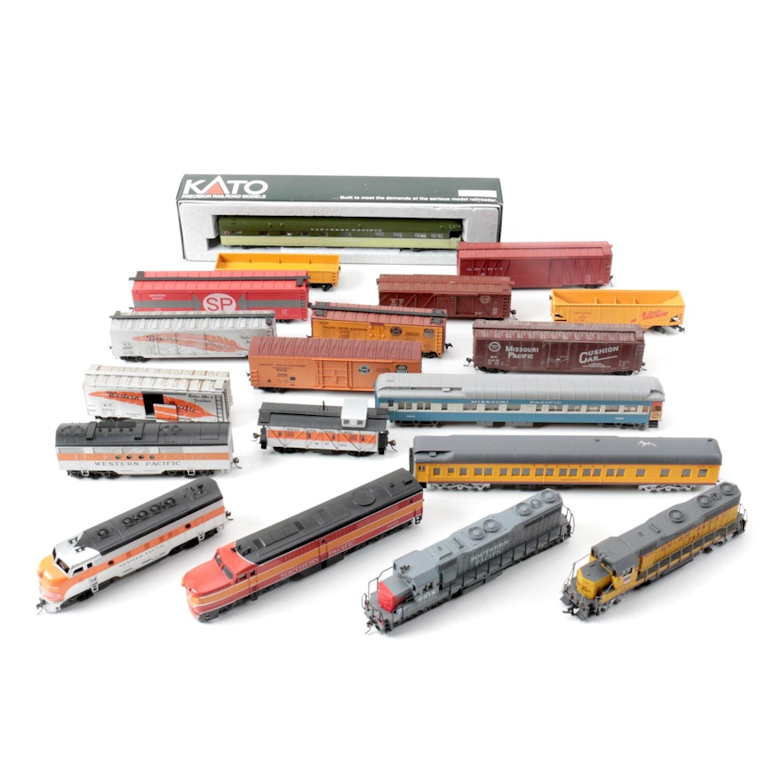 HO Scale Train Cars and Diesel Engines Including "Spectrum" Series by Bachmann