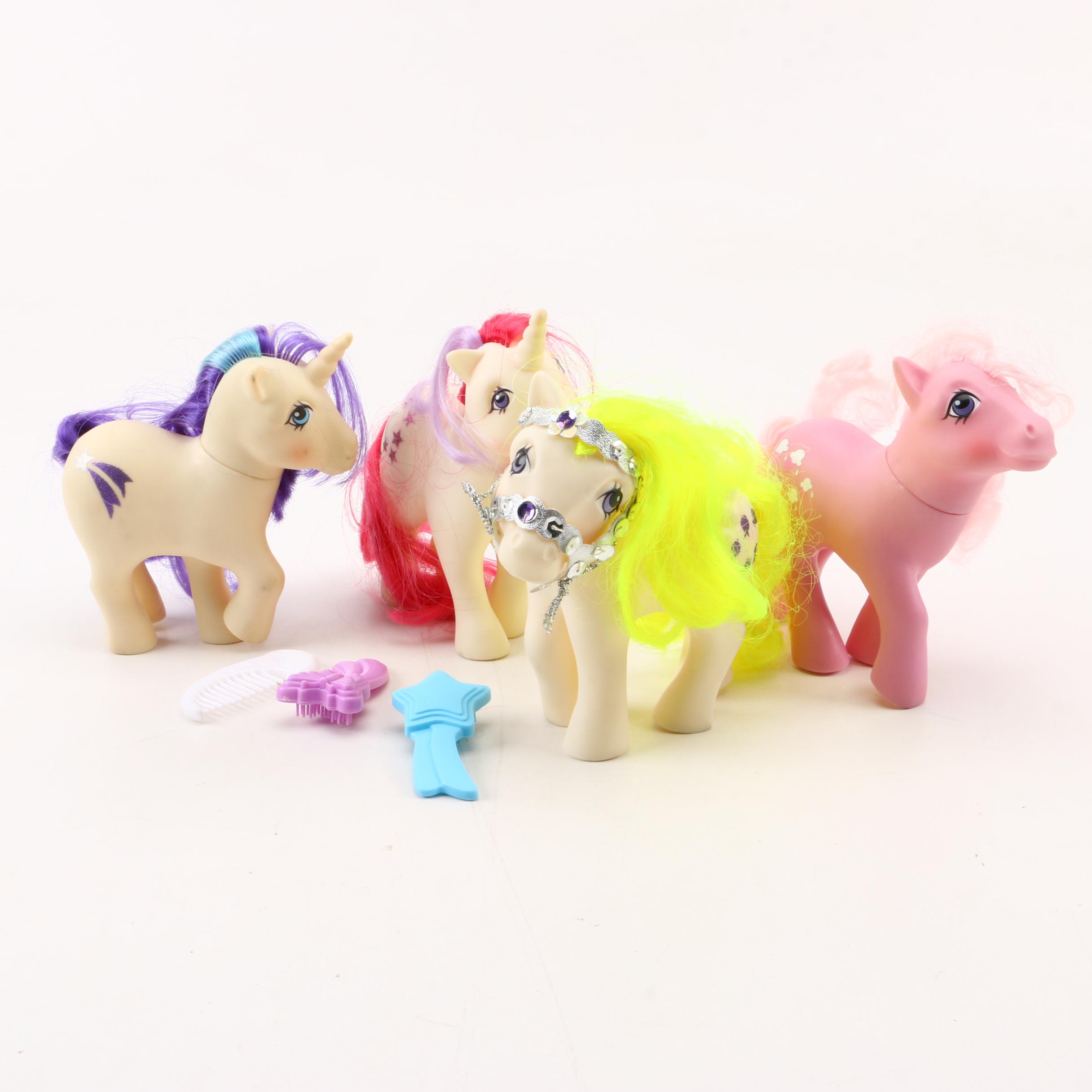 Vintage Hasbro "My Little Pony" Dolls and Accessories