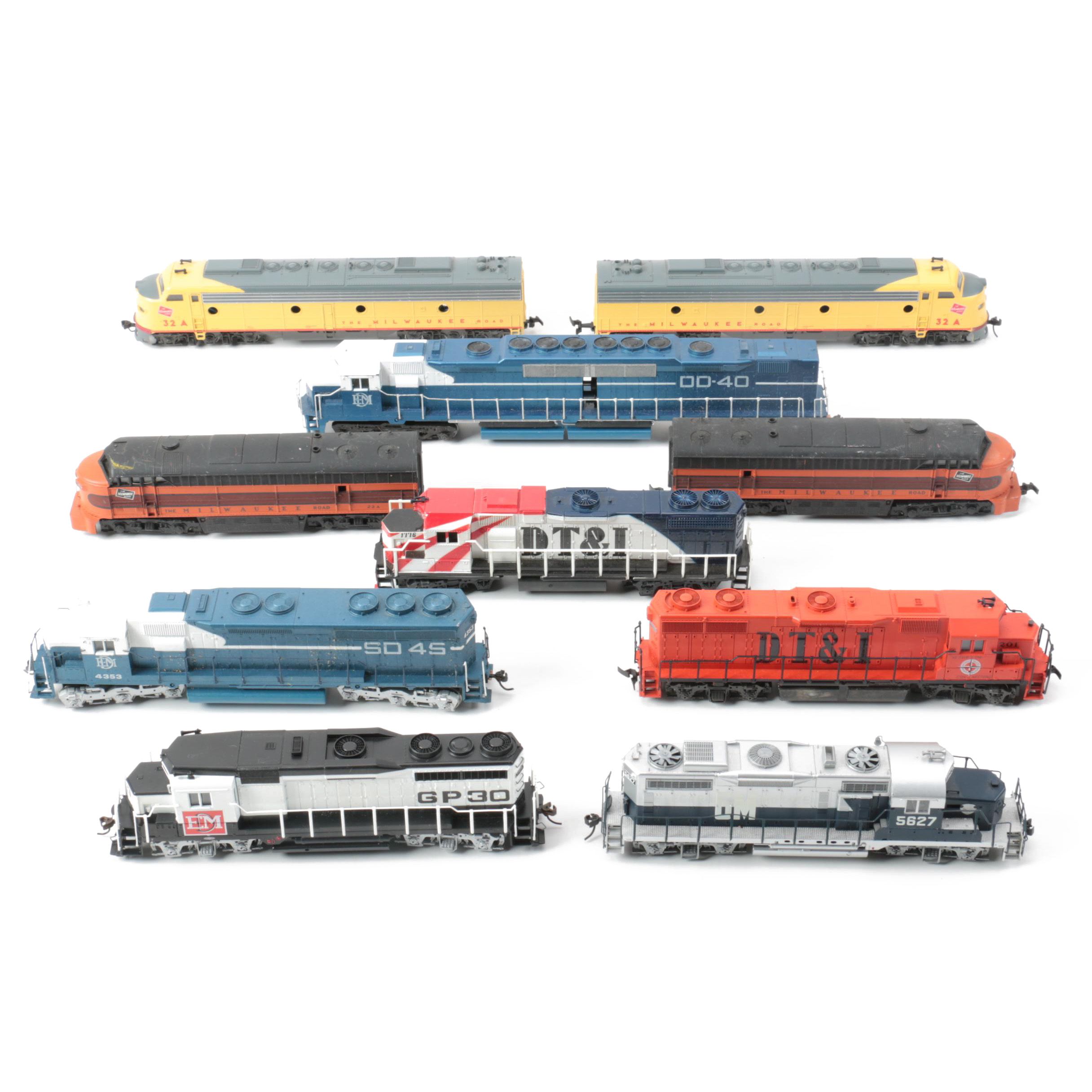 HO Scale Diesel Engines Including Bachmann "Spectrum"