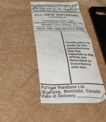 Palliser Furniture Leather Recliner Chair and Ottoman