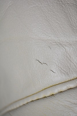 Palliser Furniture Leather Recliner Chair and Ottoman