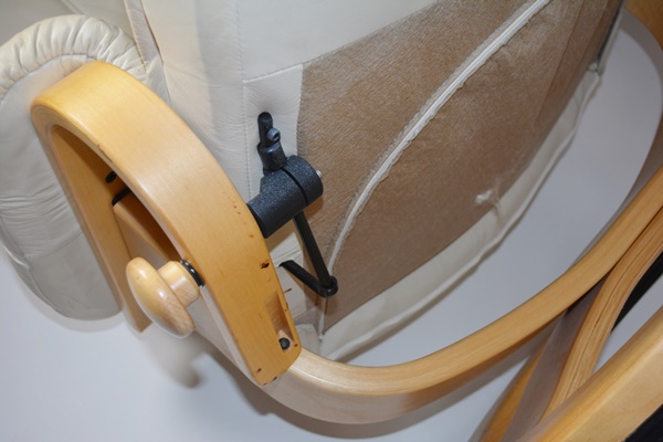 Palliser Furniture Leather Recliner Chair and Ottoman