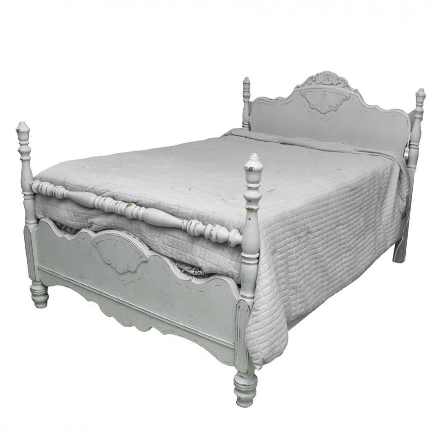Vintage Four Poster Double Bed Frame