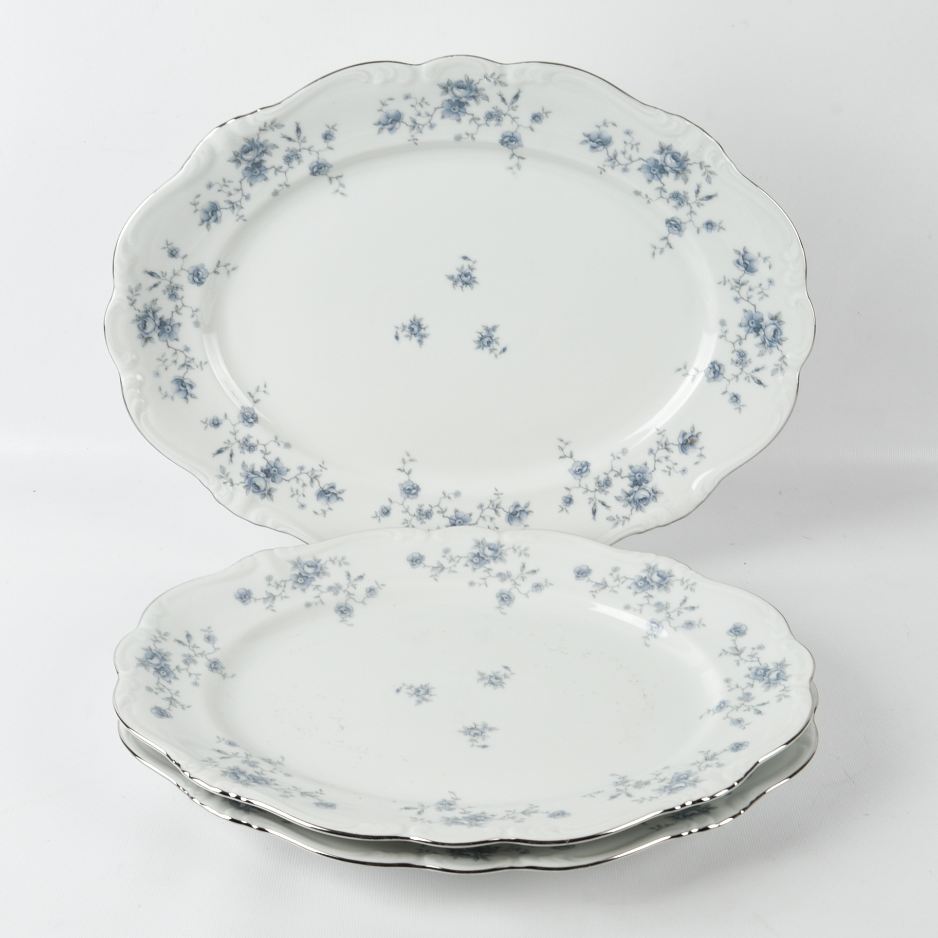 Johann Haviland Bavarian "Blue Garland" Porcelain Dinnerware
