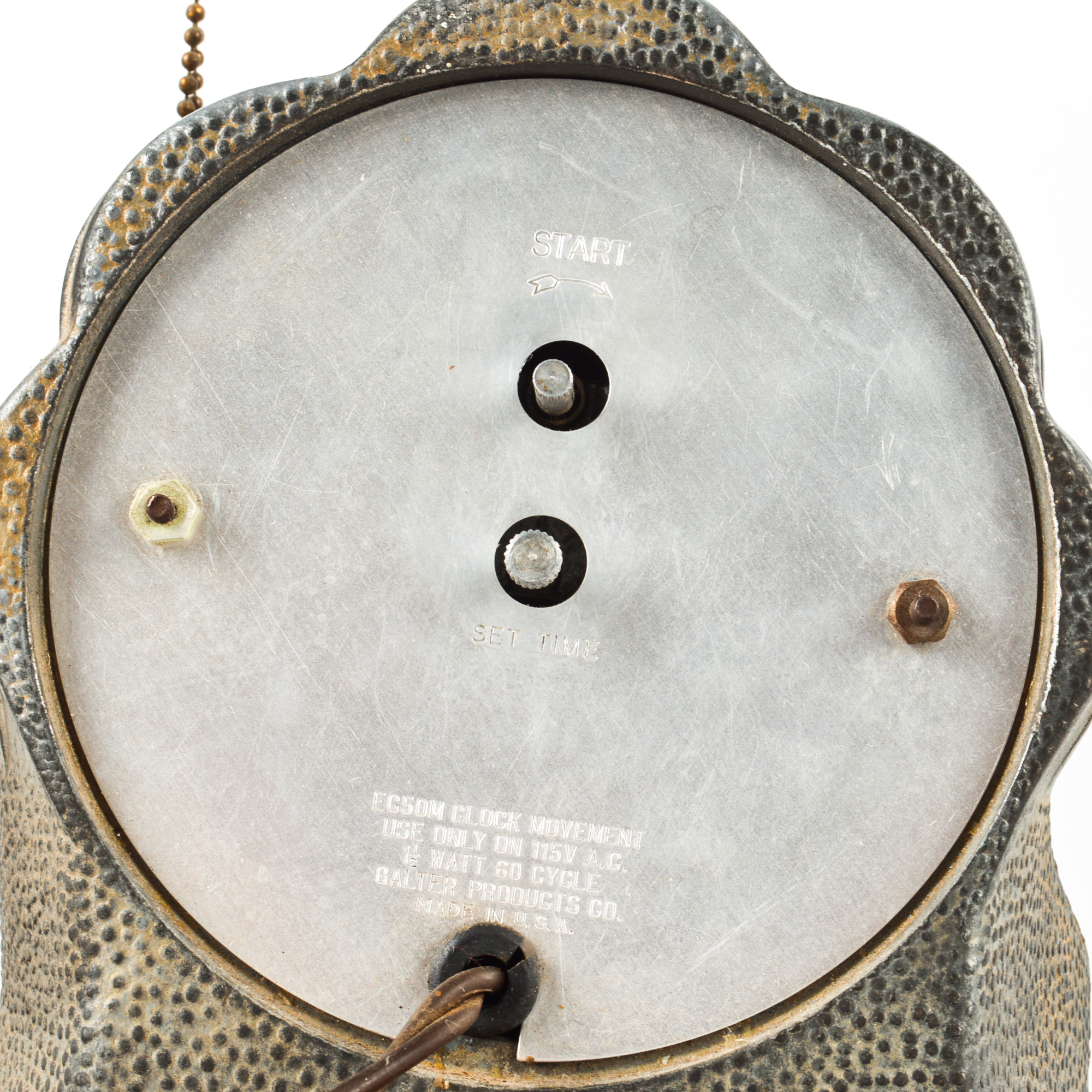 Vintage Lincoln Horse Mantel Clock by Galter Products Company