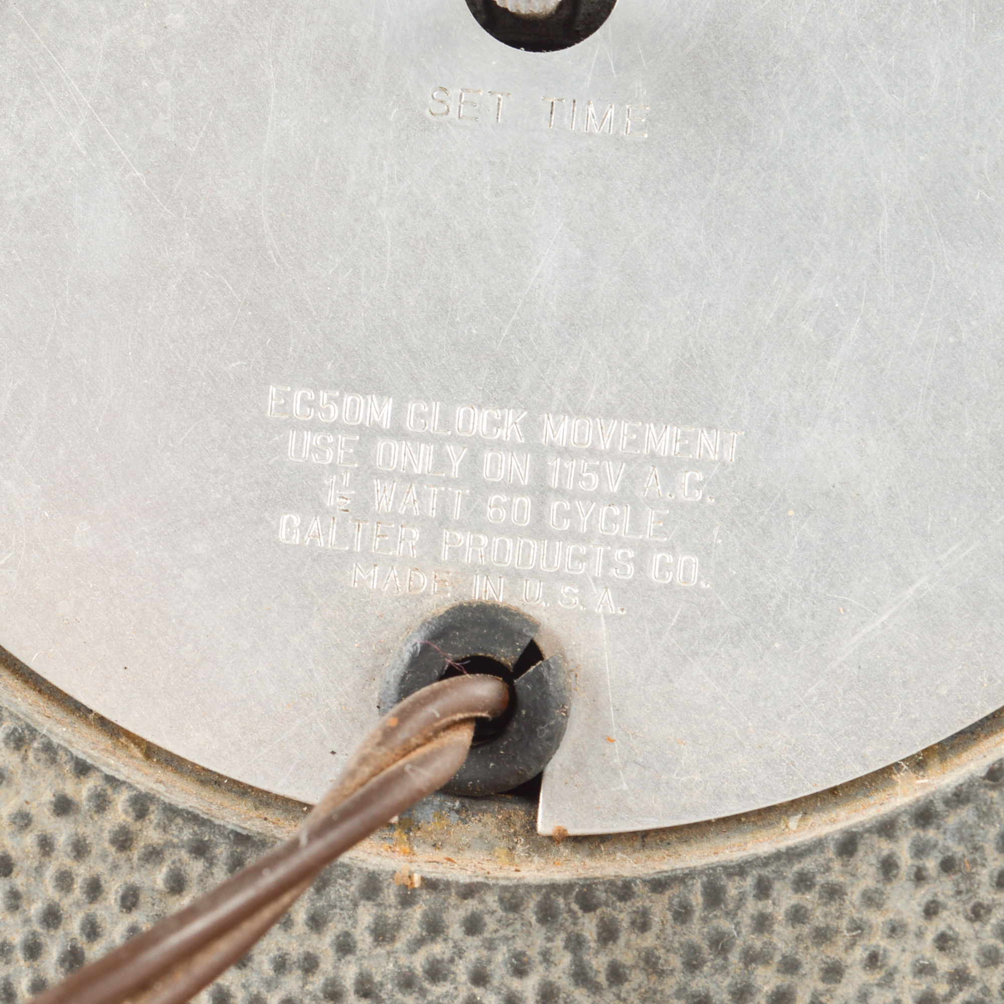 Vintage Lincoln Horse Mantel Clock by Galter Products Company