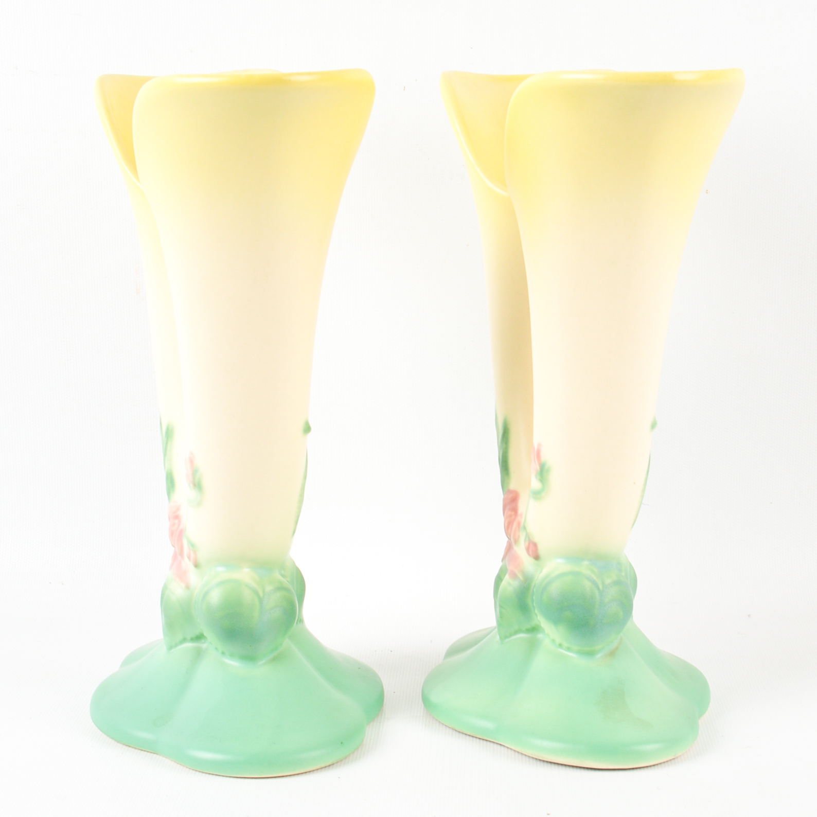 Vintage Hull Pottery "Woodland" Vases