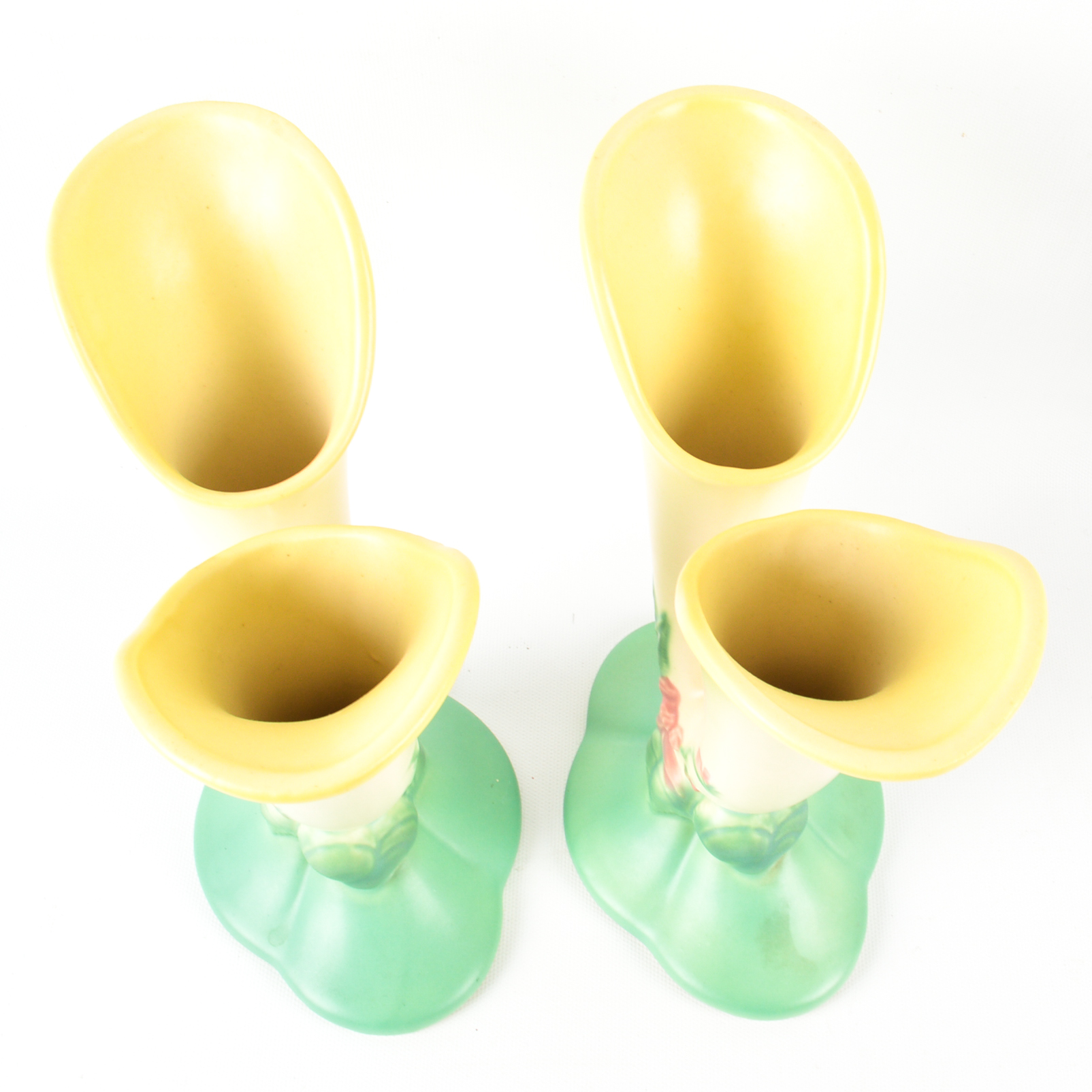 Vintage Hull Pottery "Woodland" Vases