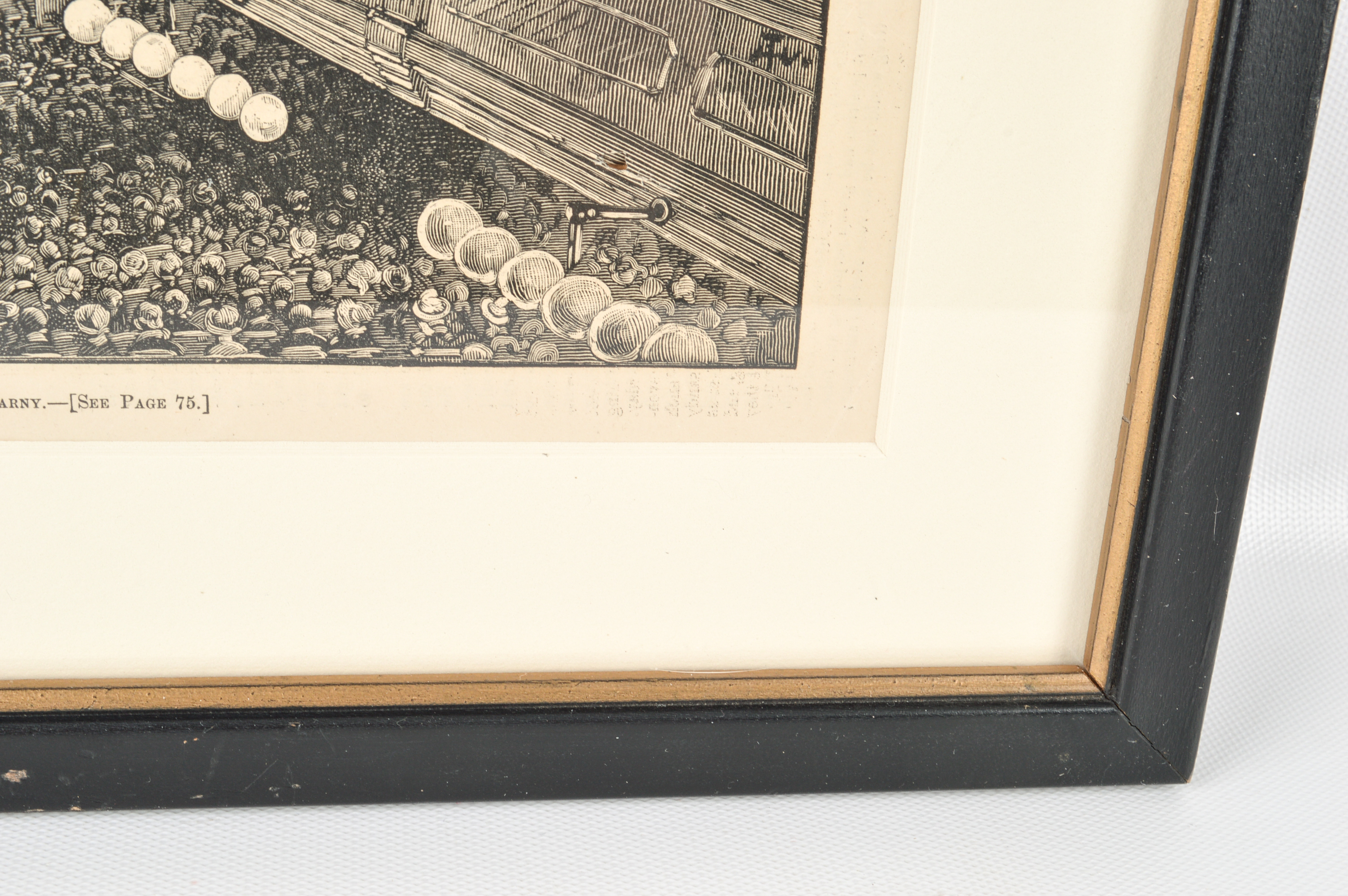 Antique 1880s Wood Engraving "Lohengrin- First Act, Cincinnati Opera"