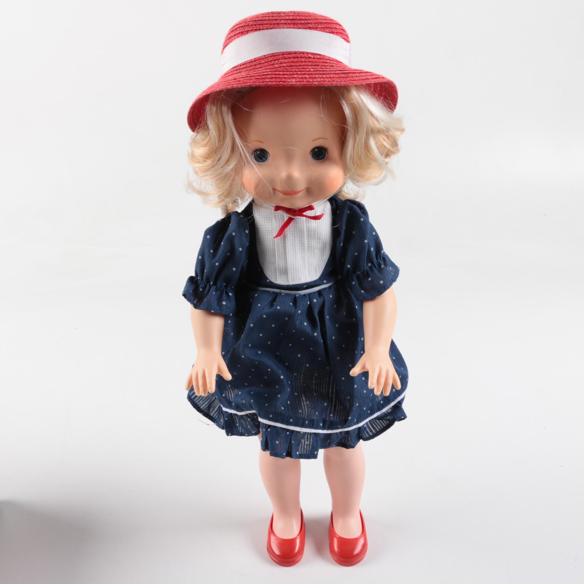 1970s Fisher Price "My Friend Mandy" and "Jenny" Dolls with Carrying Case