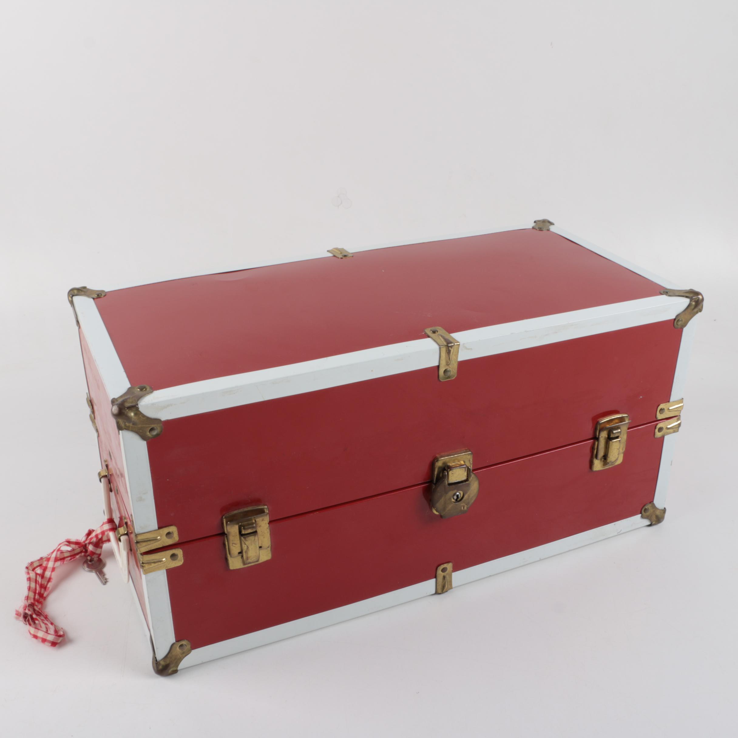 1970s Fisher Price "My Friend Mandy" and "Jenny" Dolls with Carrying Case