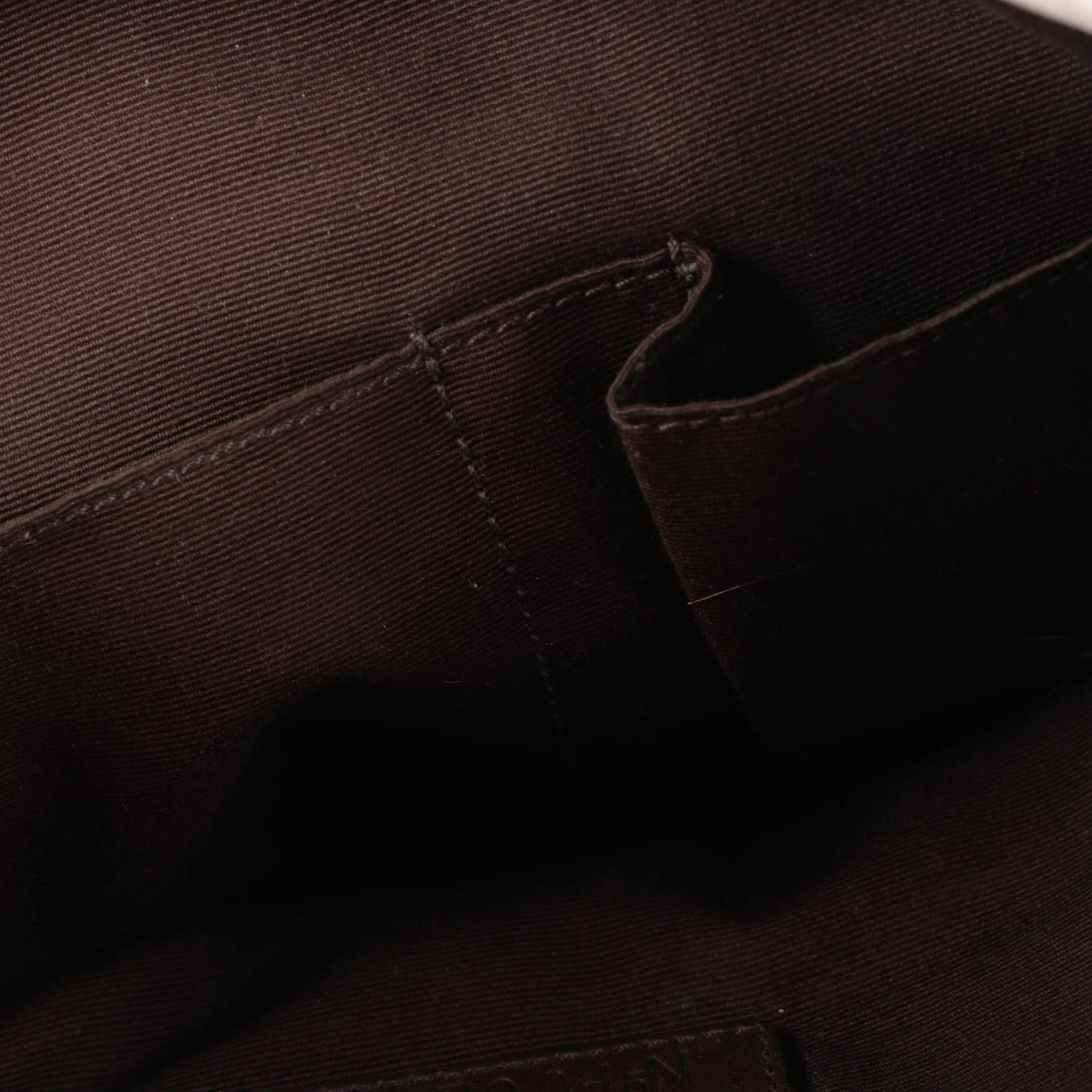 Vintage Coach Soho White Leather Flap Satchel