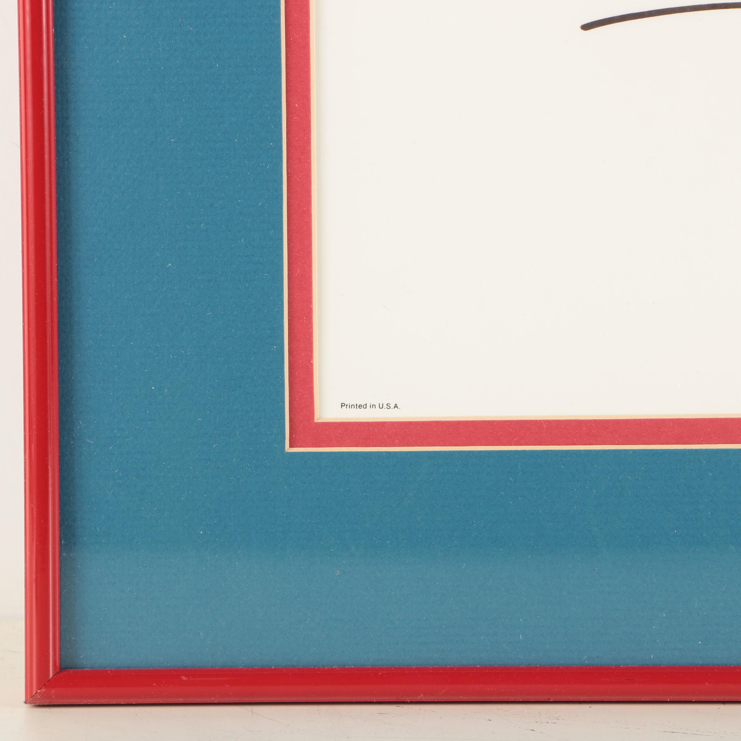 Peter Max Offset Lithograph Poster for the 1981 Kentucky Derby Festival